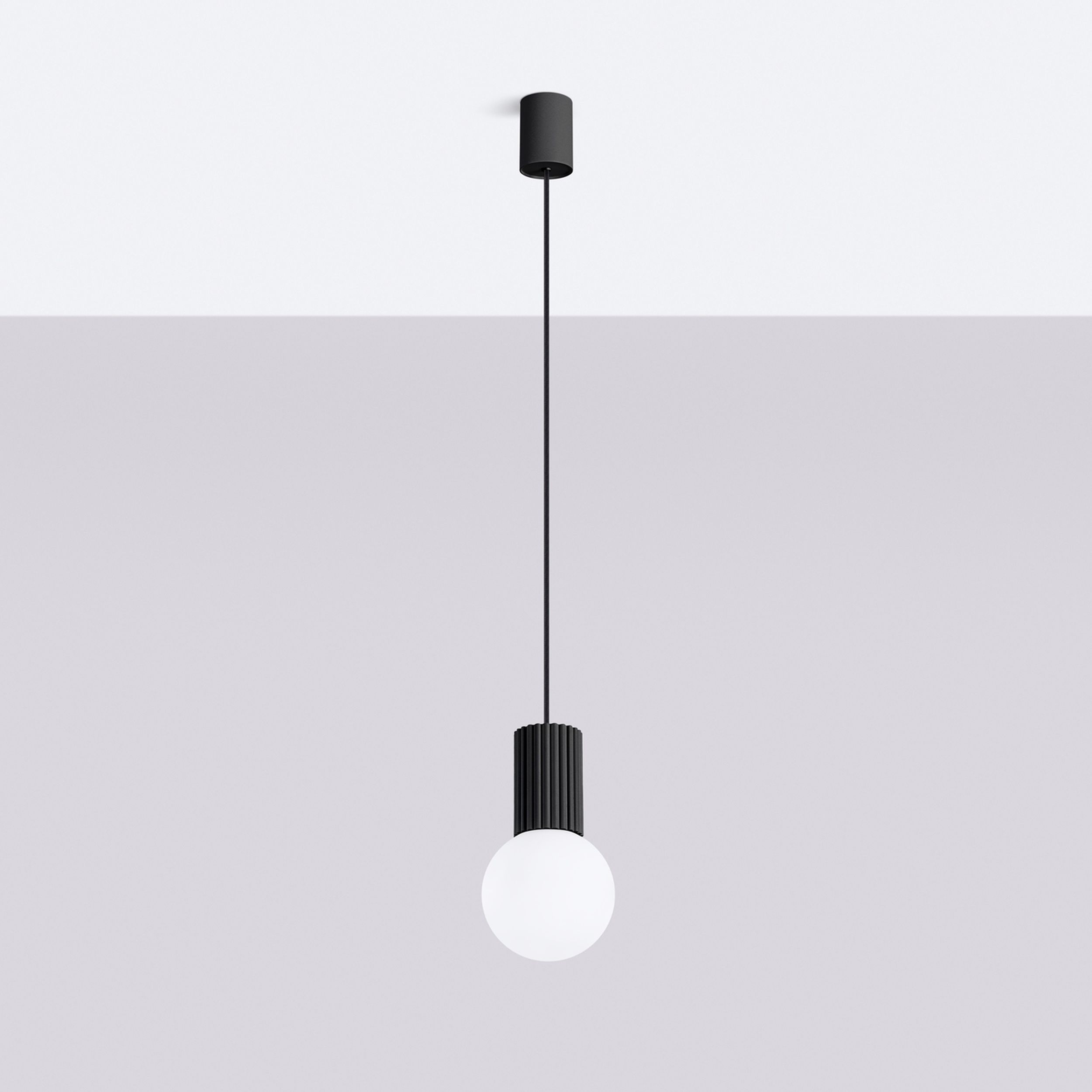 Lampa wisząca Halo 1 czarna