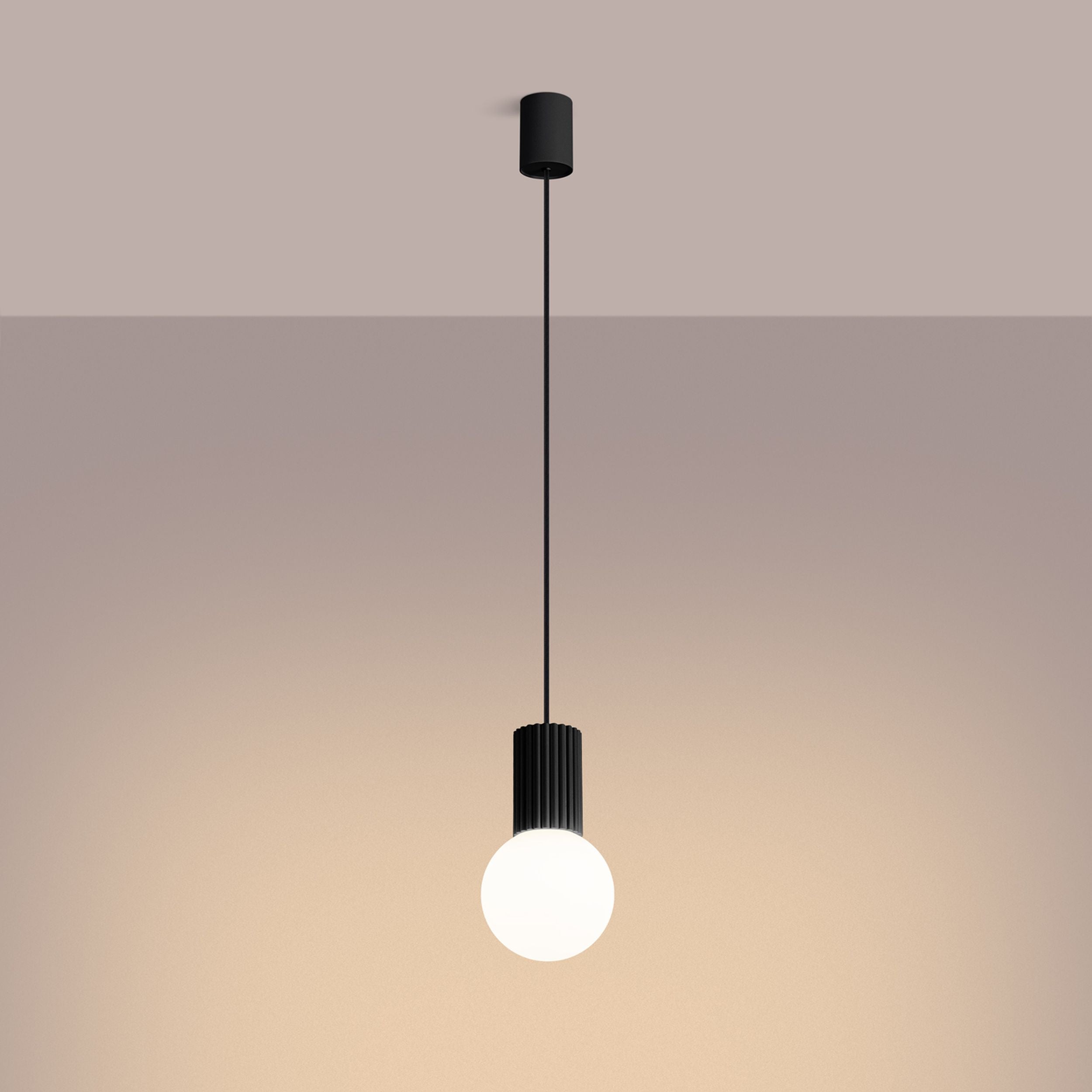 Lampa wisząca Halo 1 czarna