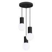 Lampa wisząca Halo 3P czarna