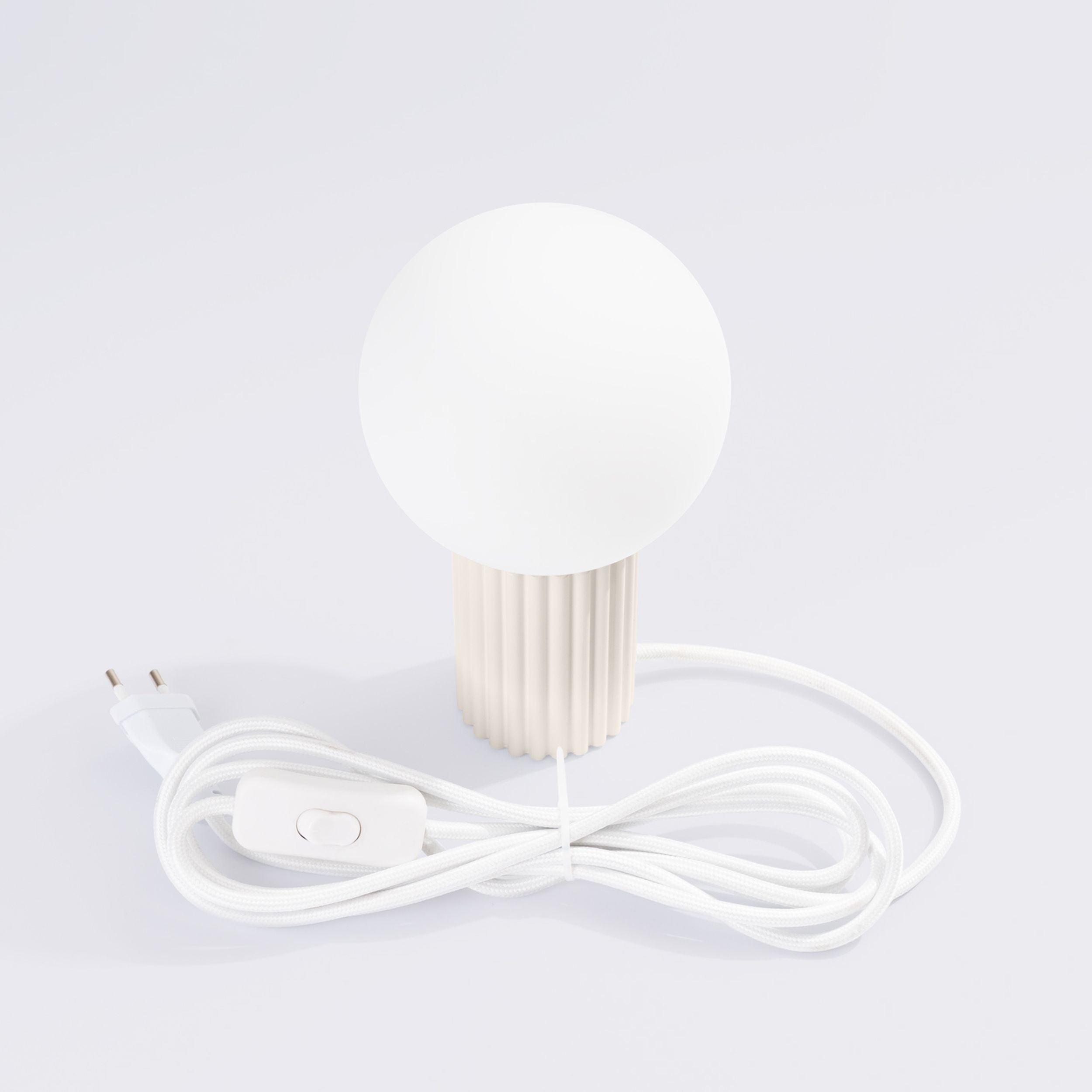 Lampa stołowa Halo beżowa