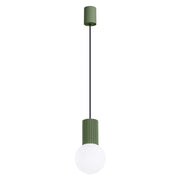 Lampa wisząca Halo 1 zielona oliwka