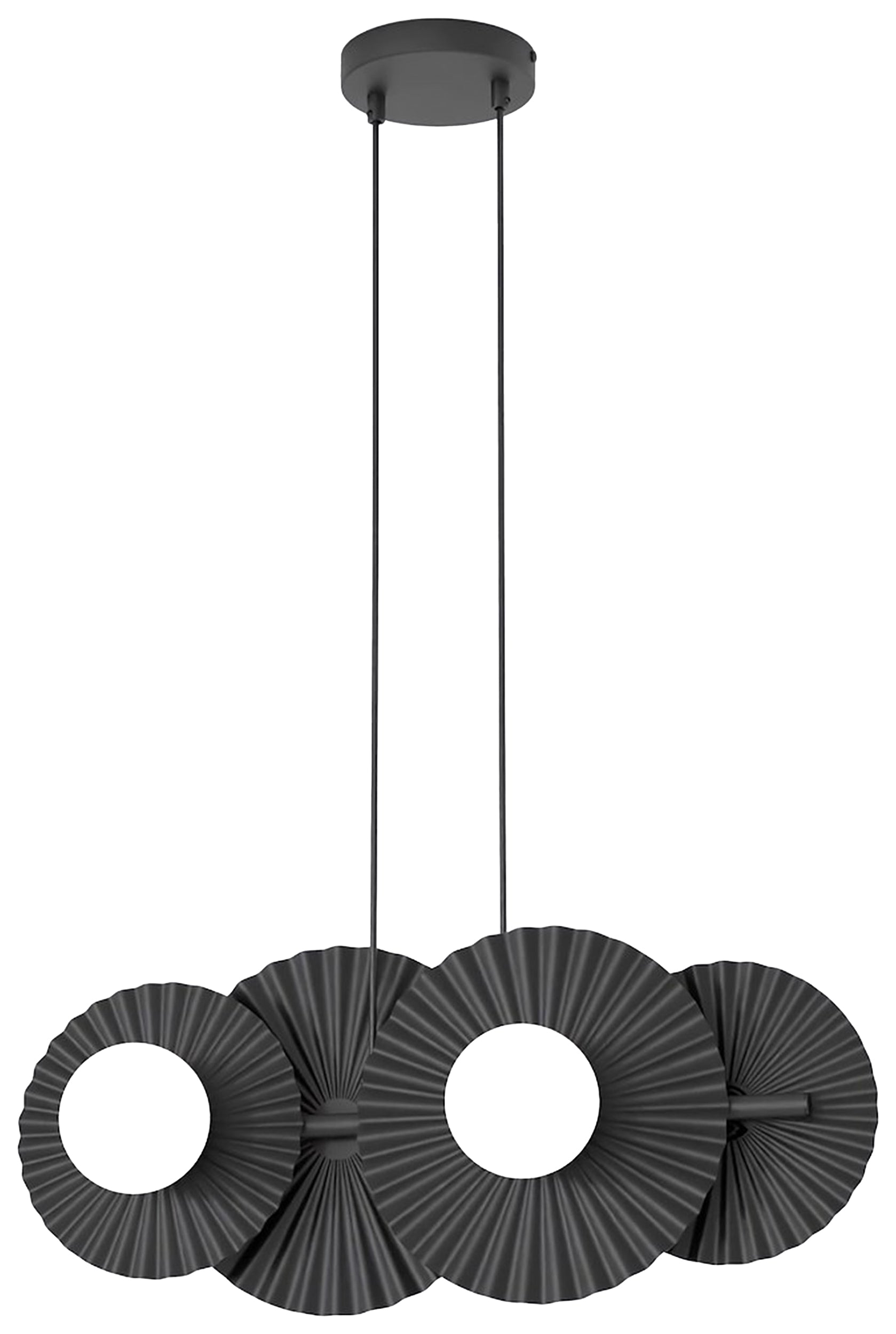 Lampa wisząca Umbra x4 czarna