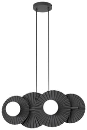 Lampa wisząca Umbra x4 czarna