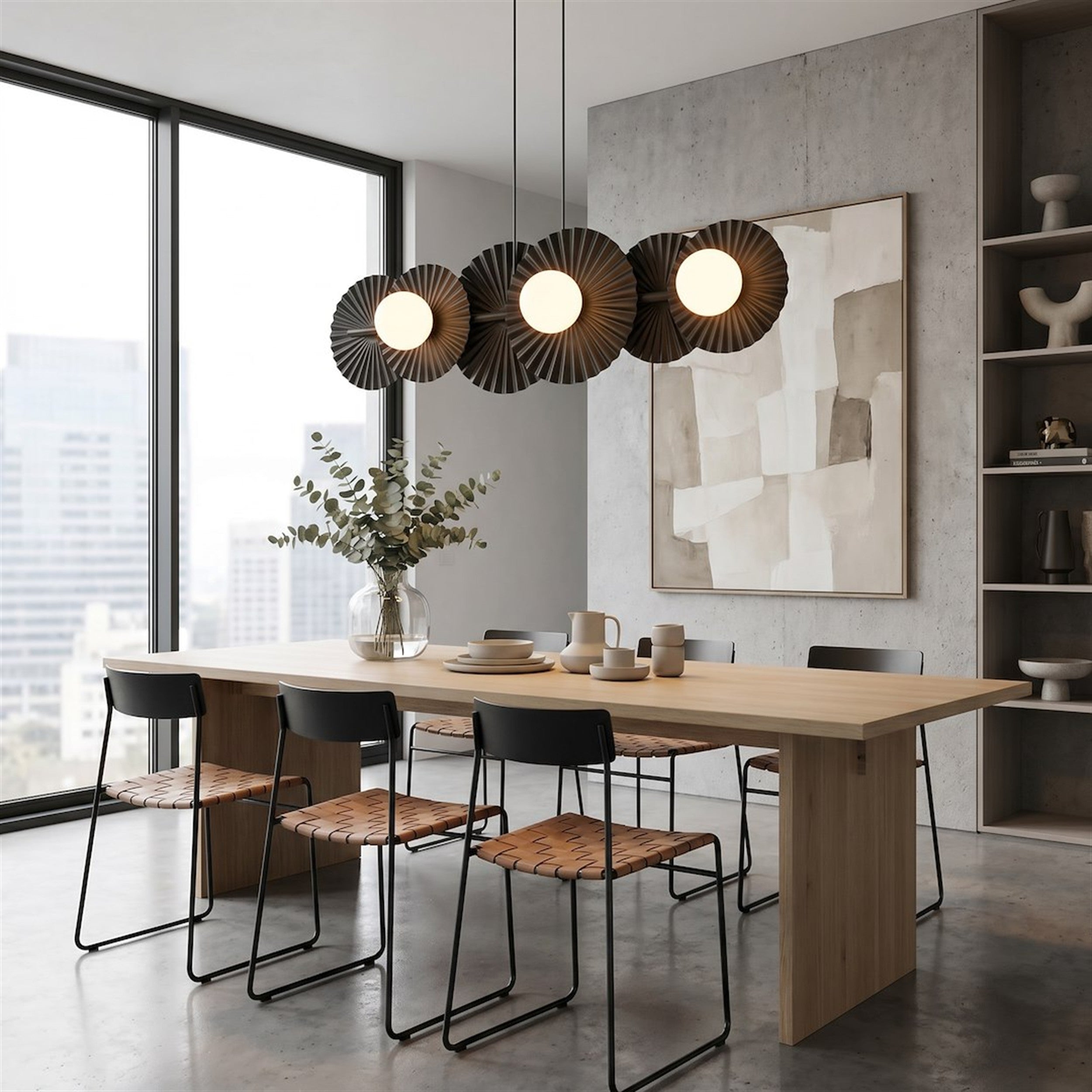 Lampa wisząca Umbra x6 czarna