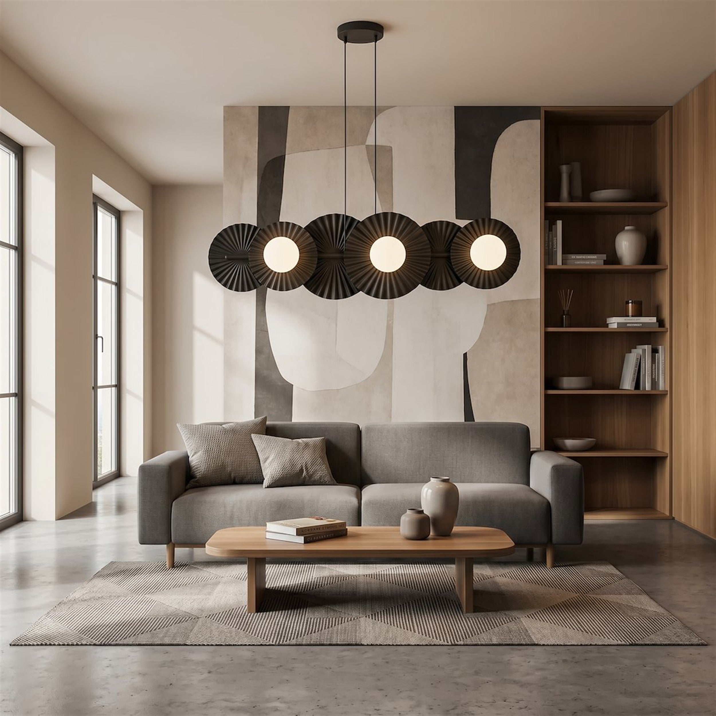 Lampa wisząca Umbra x6 czarna