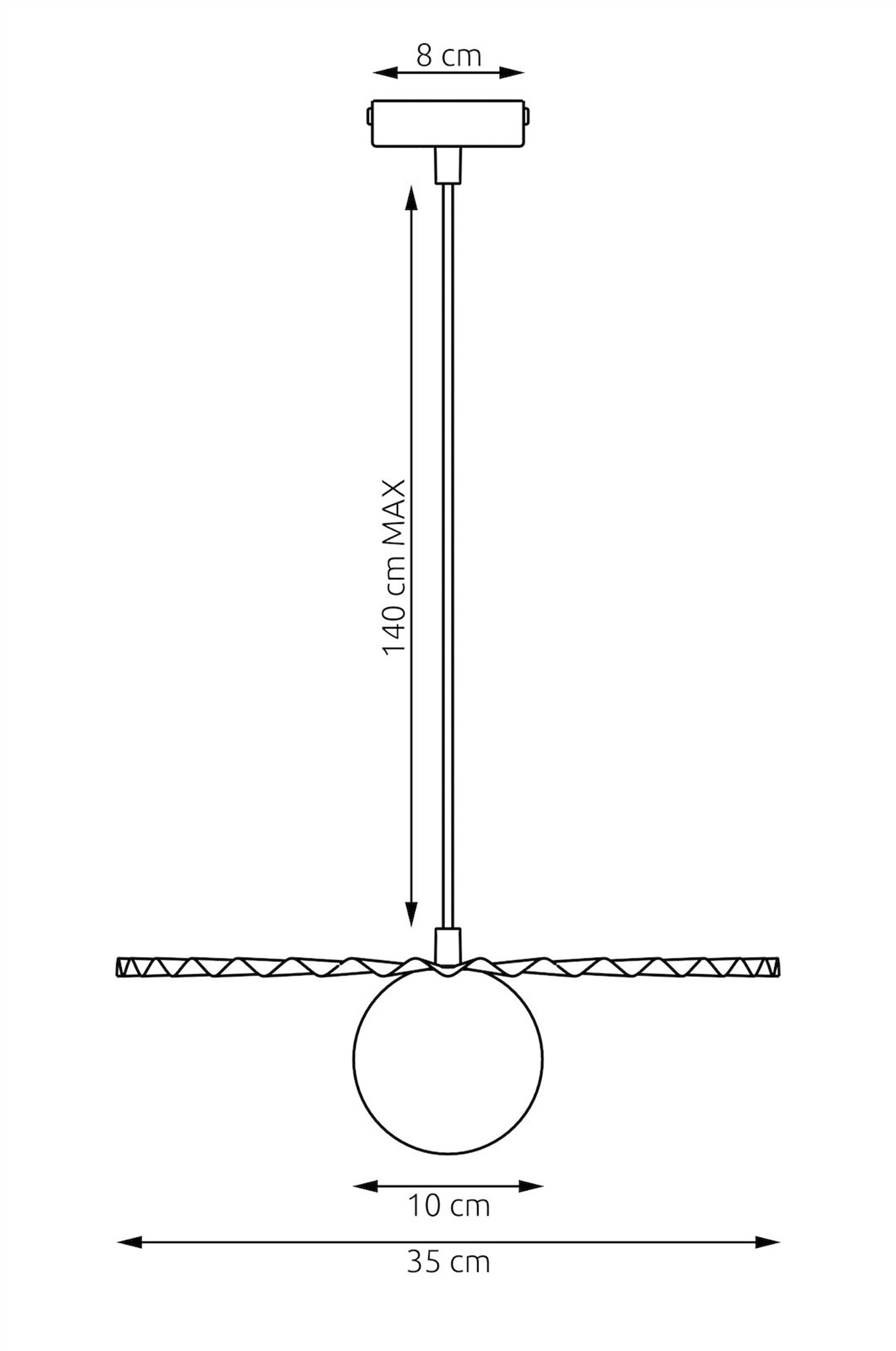 Lampa wisząca Umbra biała