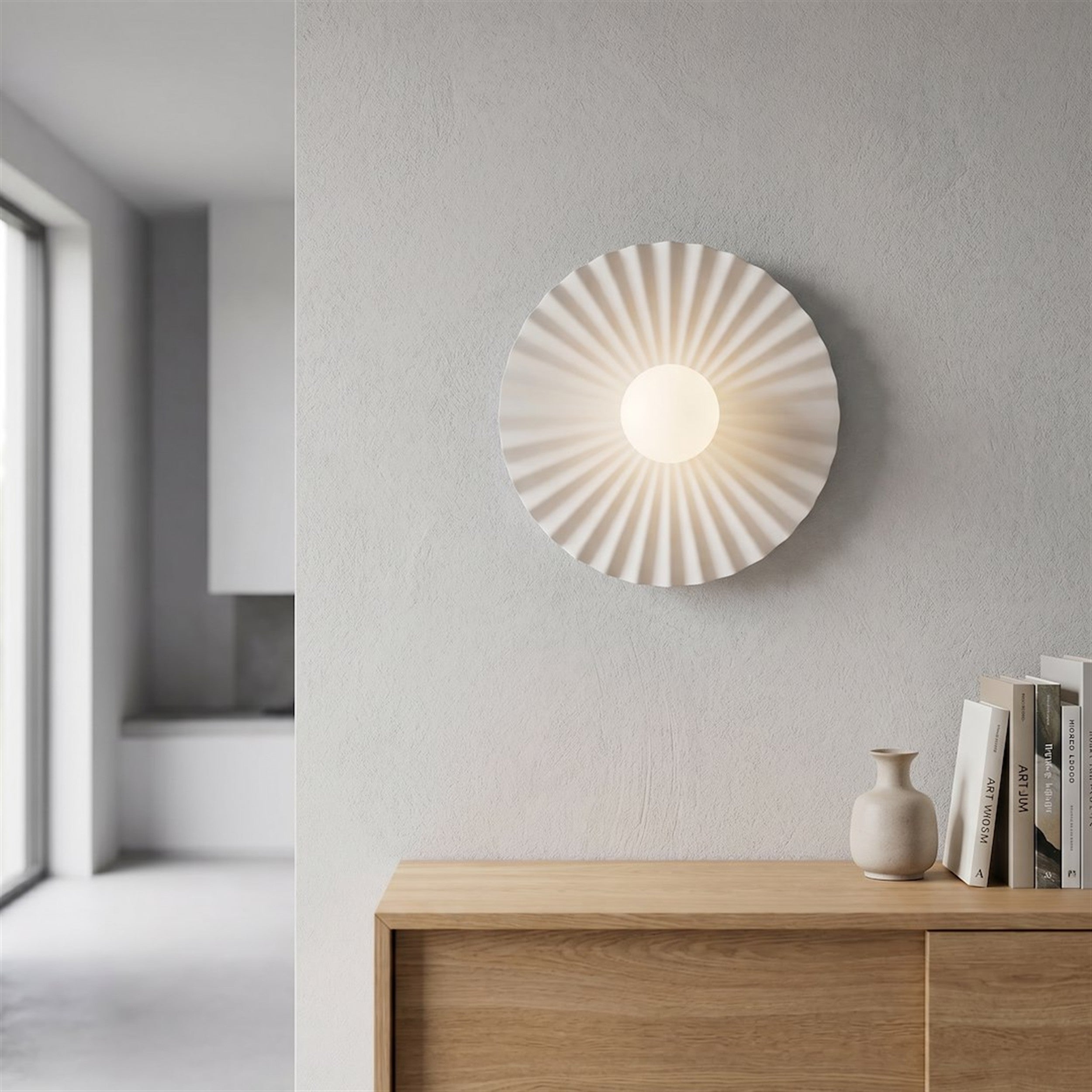 Kinkiet Umbra M 25 cm biały