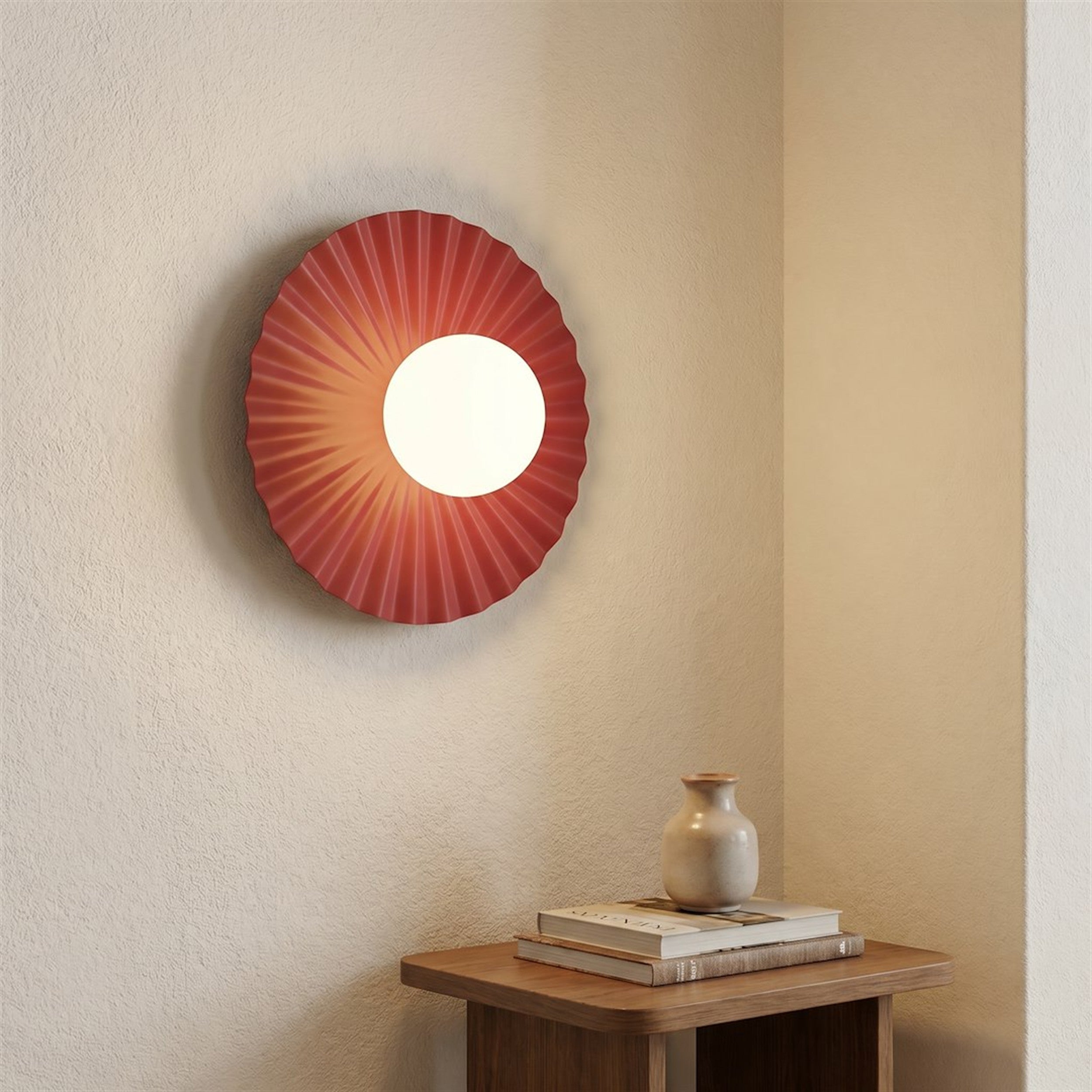 Kinkiet Umbra M 25 cm burgundowy