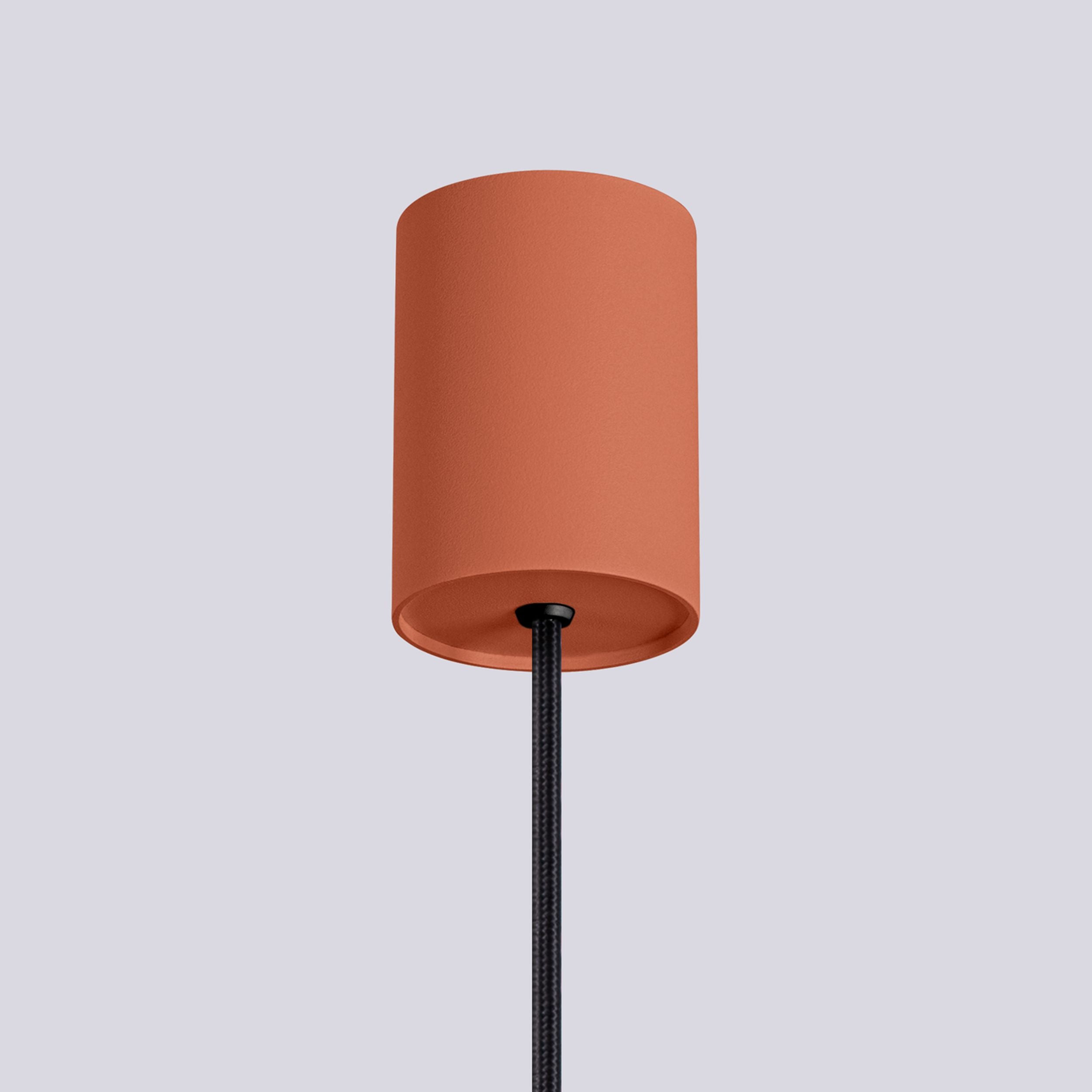 Lampa wisząca Halo 1 ochra czerwona
