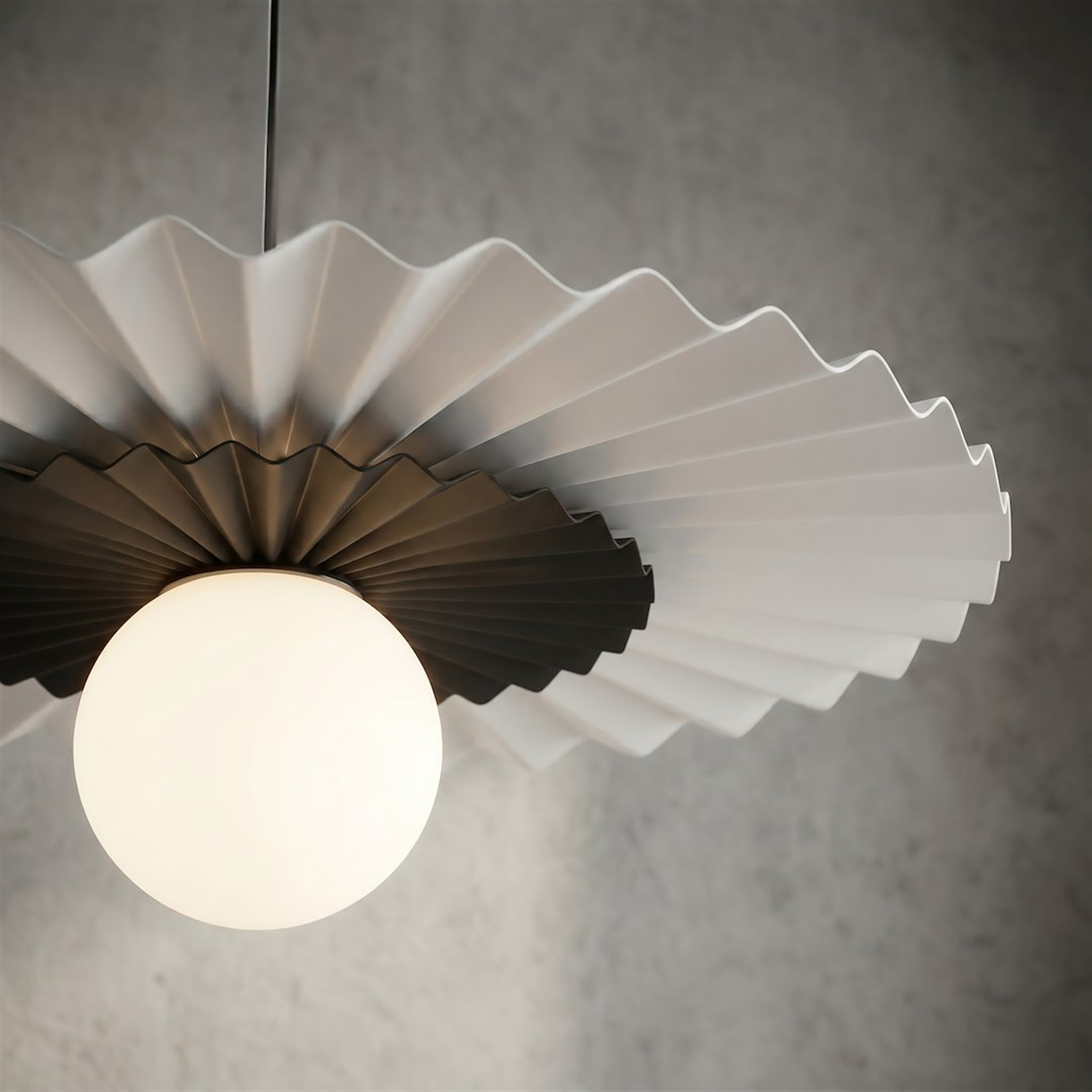 Lampa wisząca Umbra czerń/biel