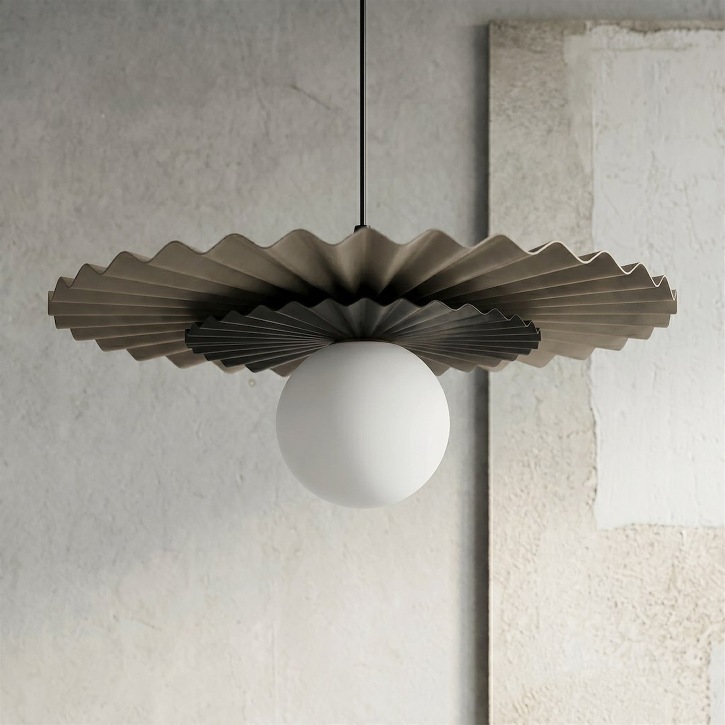 Lampa wisząca Umbra czerń/mokka
