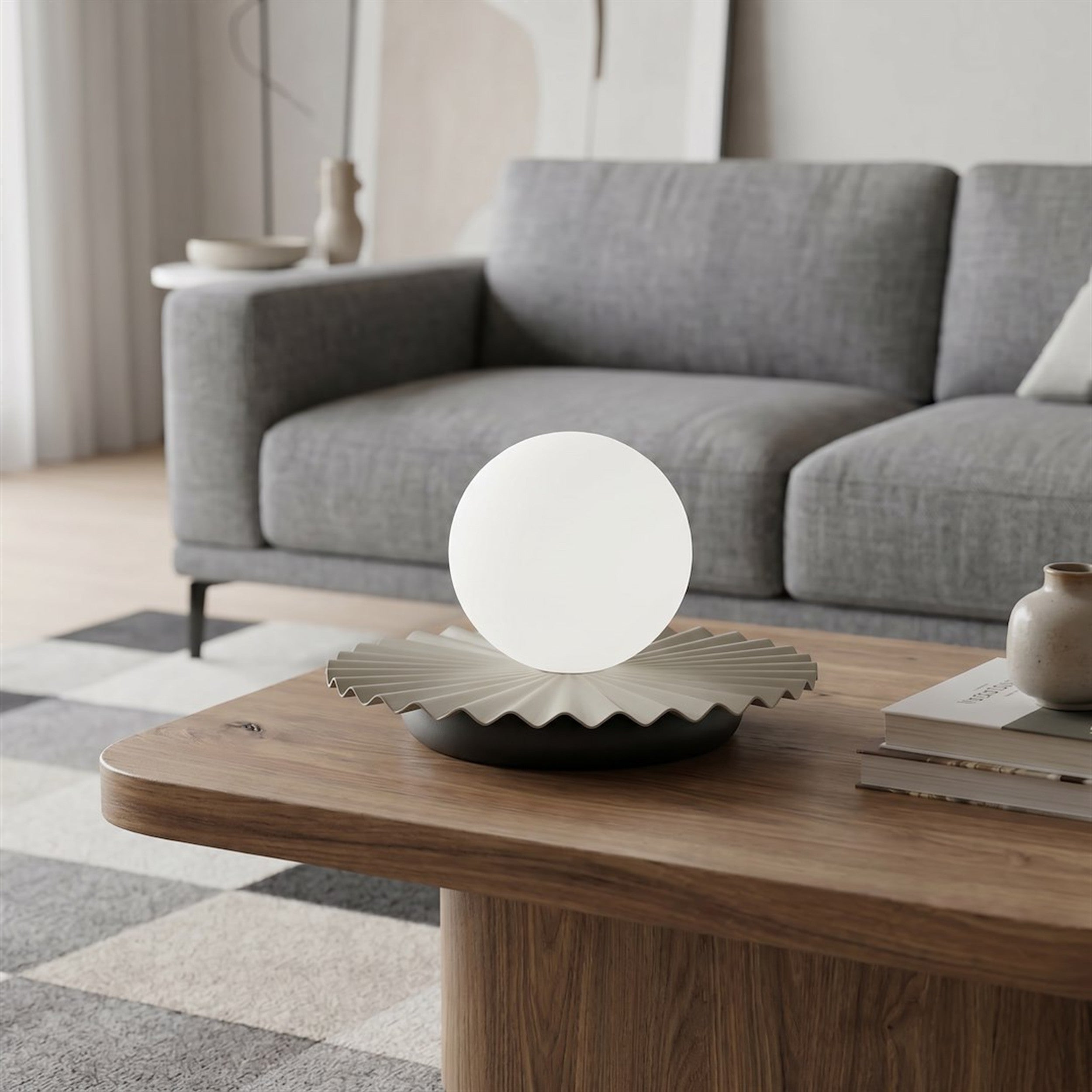 Lampa stołowa Umbra czerń/mokka