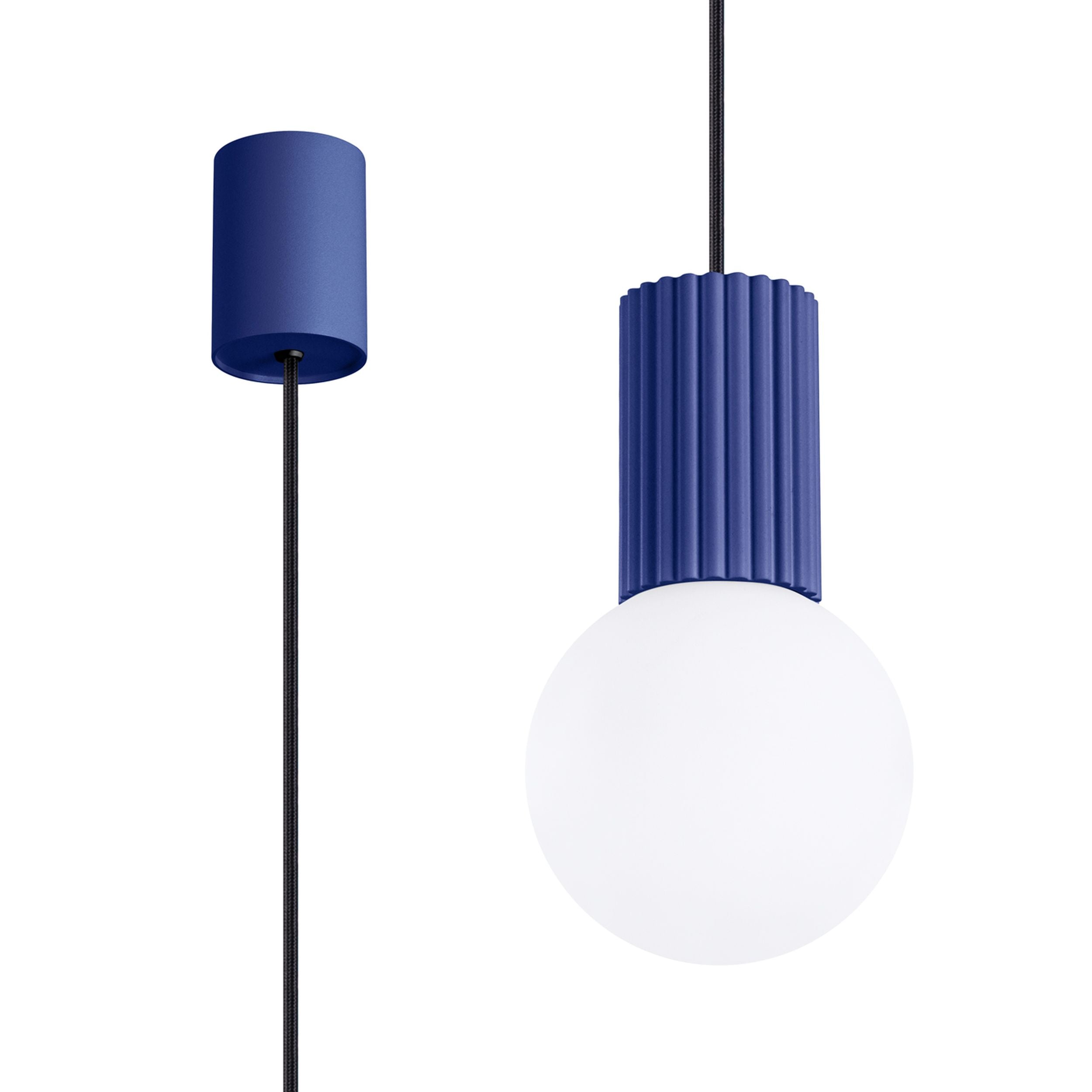 Lampa wisząca Halo 1 ultramaryna