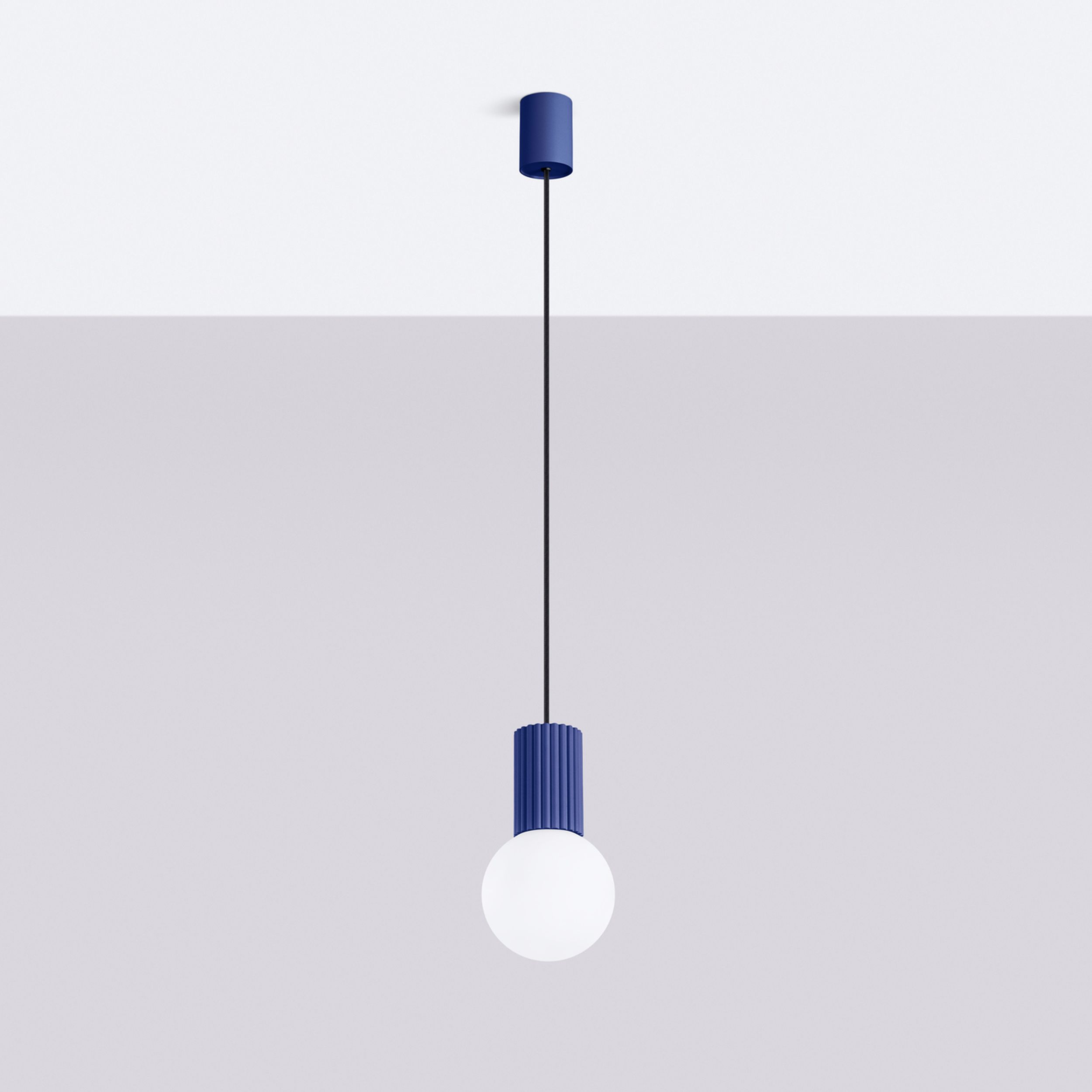 Lampa wisząca Halo 1 ultramaryna