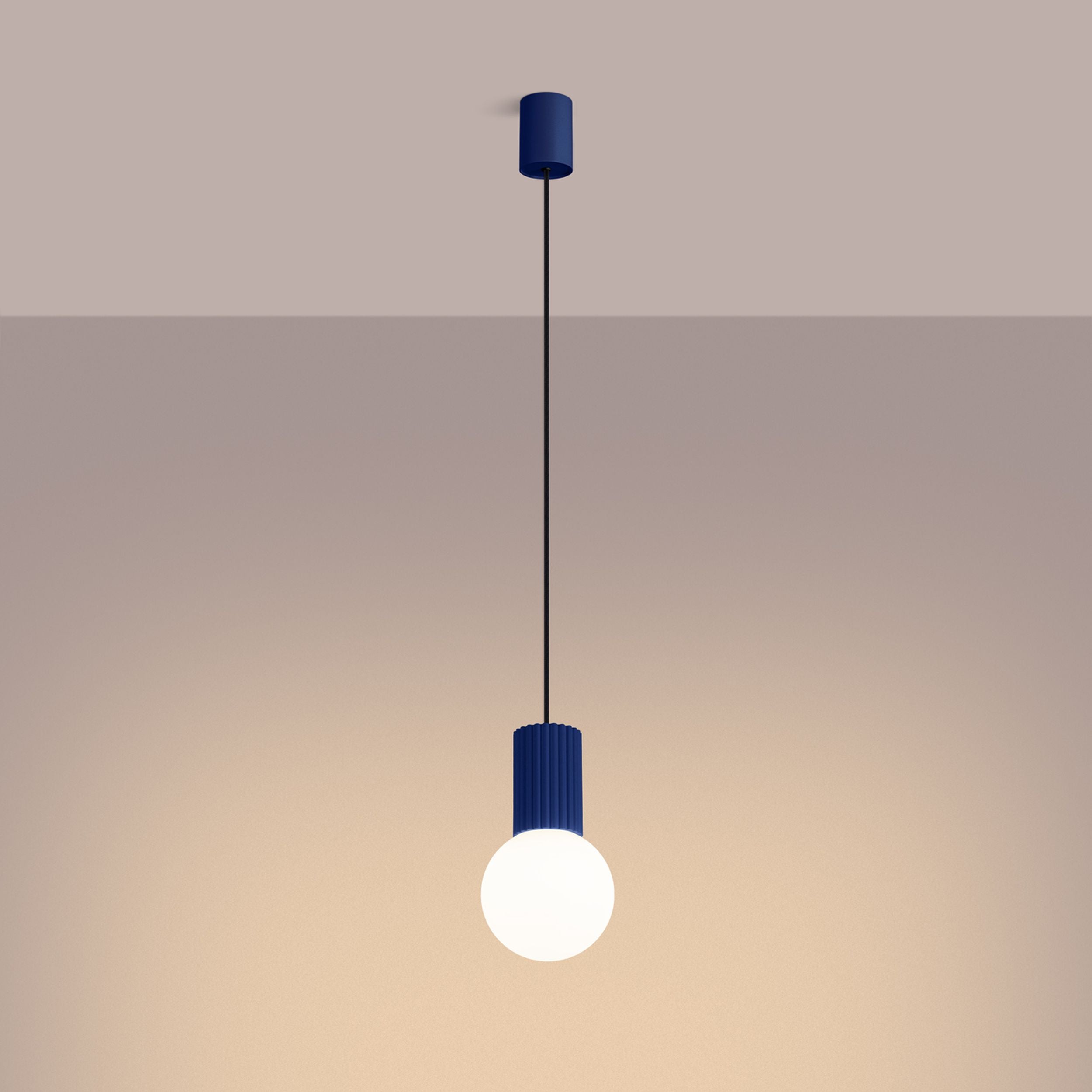 Lampa wisząca Halo 1 ultramaryna