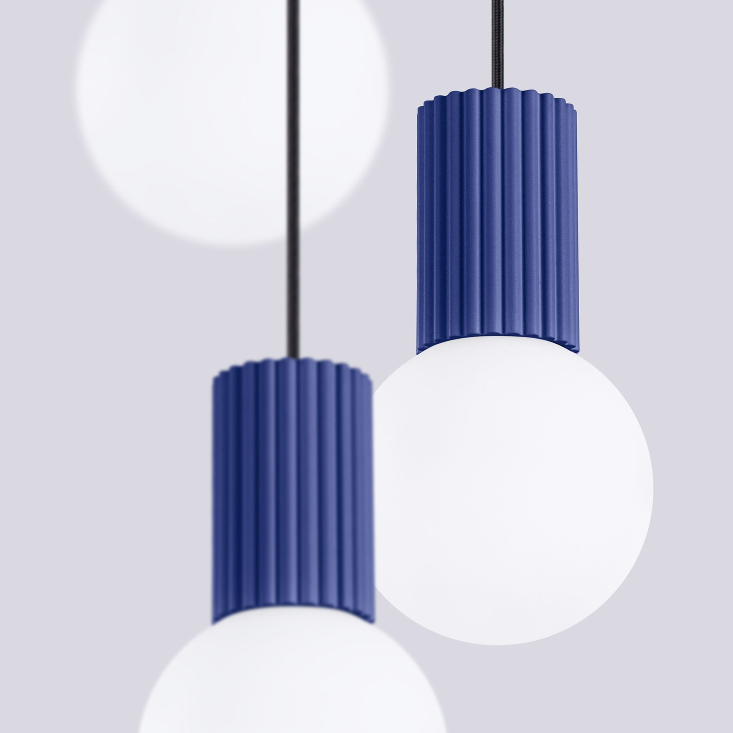 Lampa wisząca Halo 3P ultramaryna