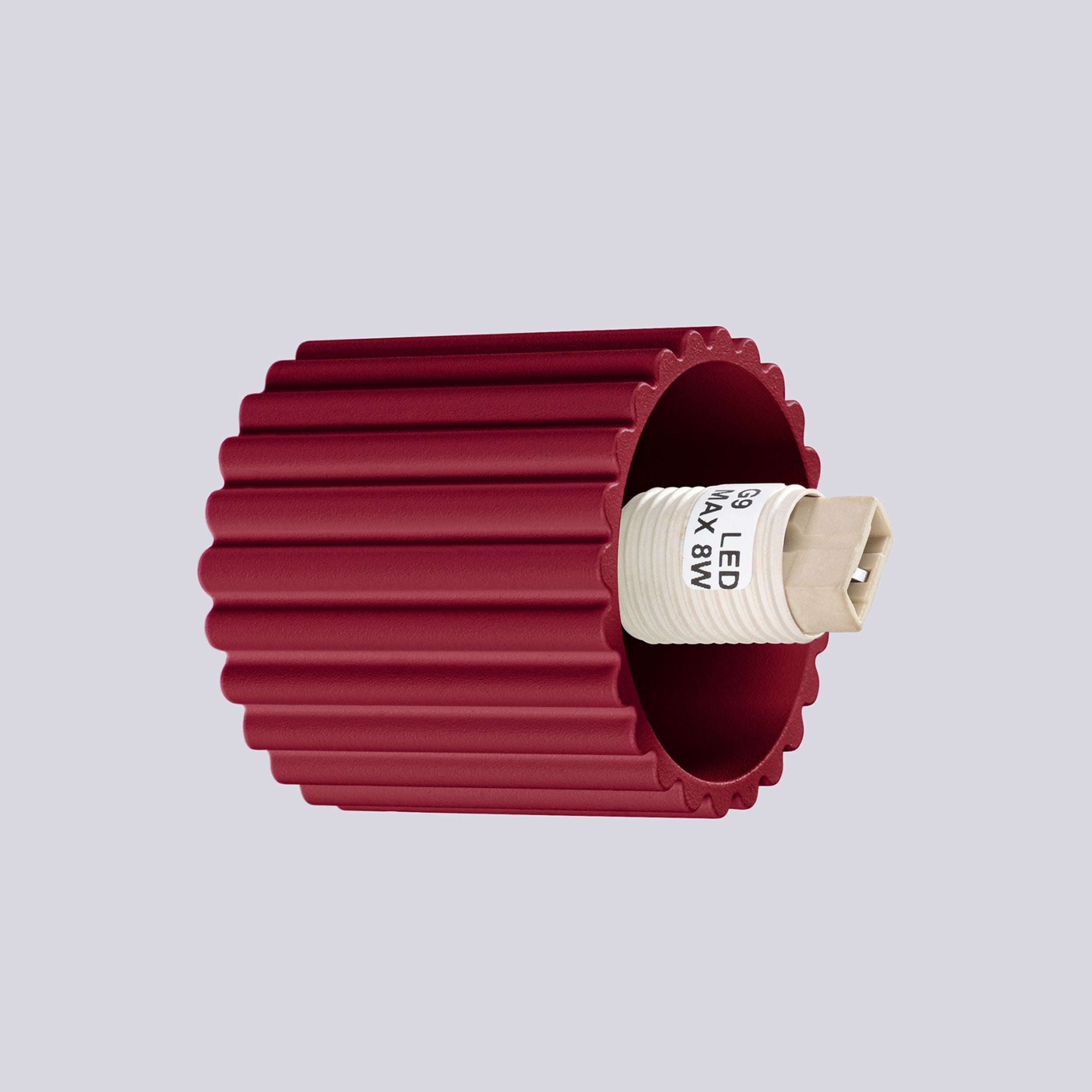 Kinkiet Halo burgund IP44