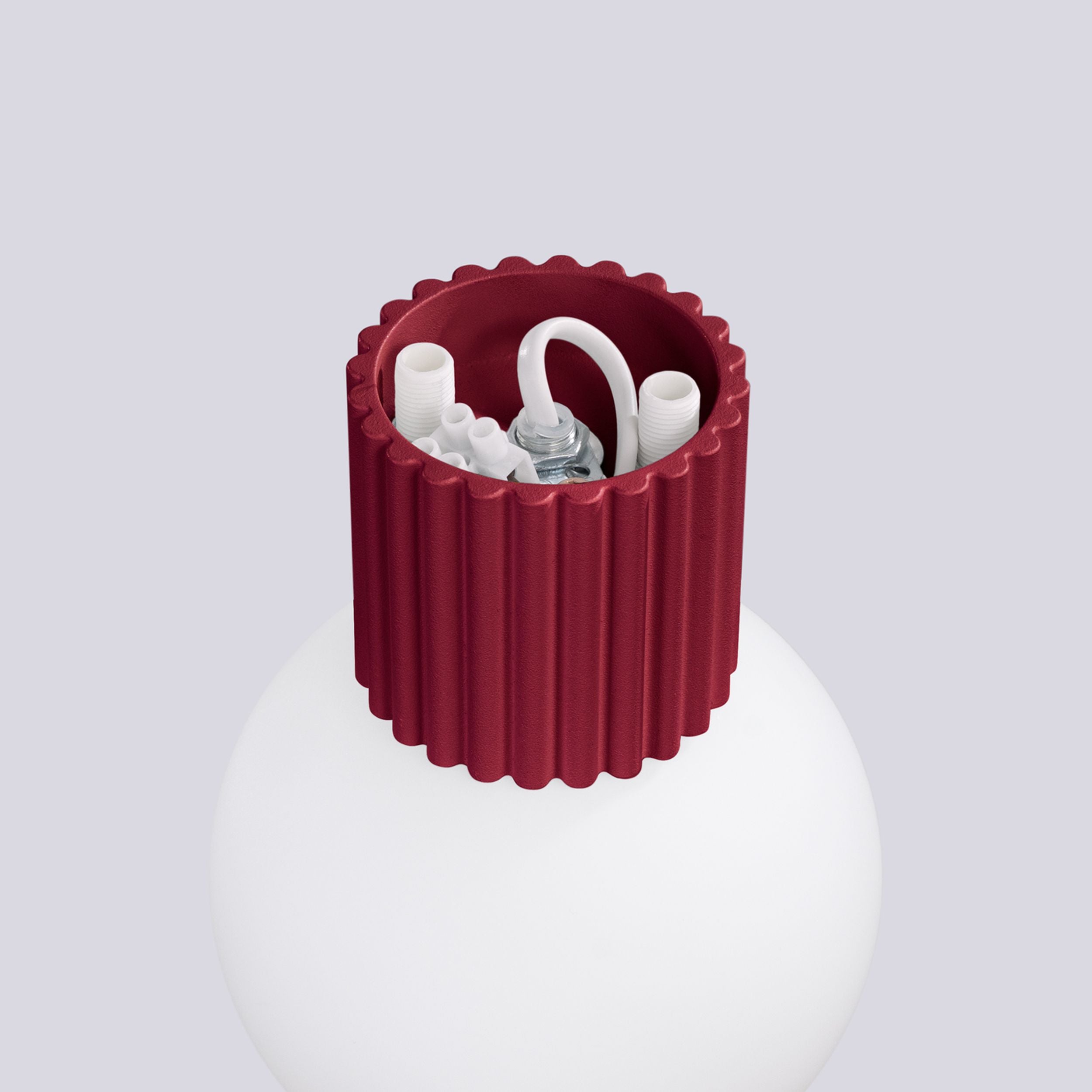 Kinkiet Halo burgund IP44