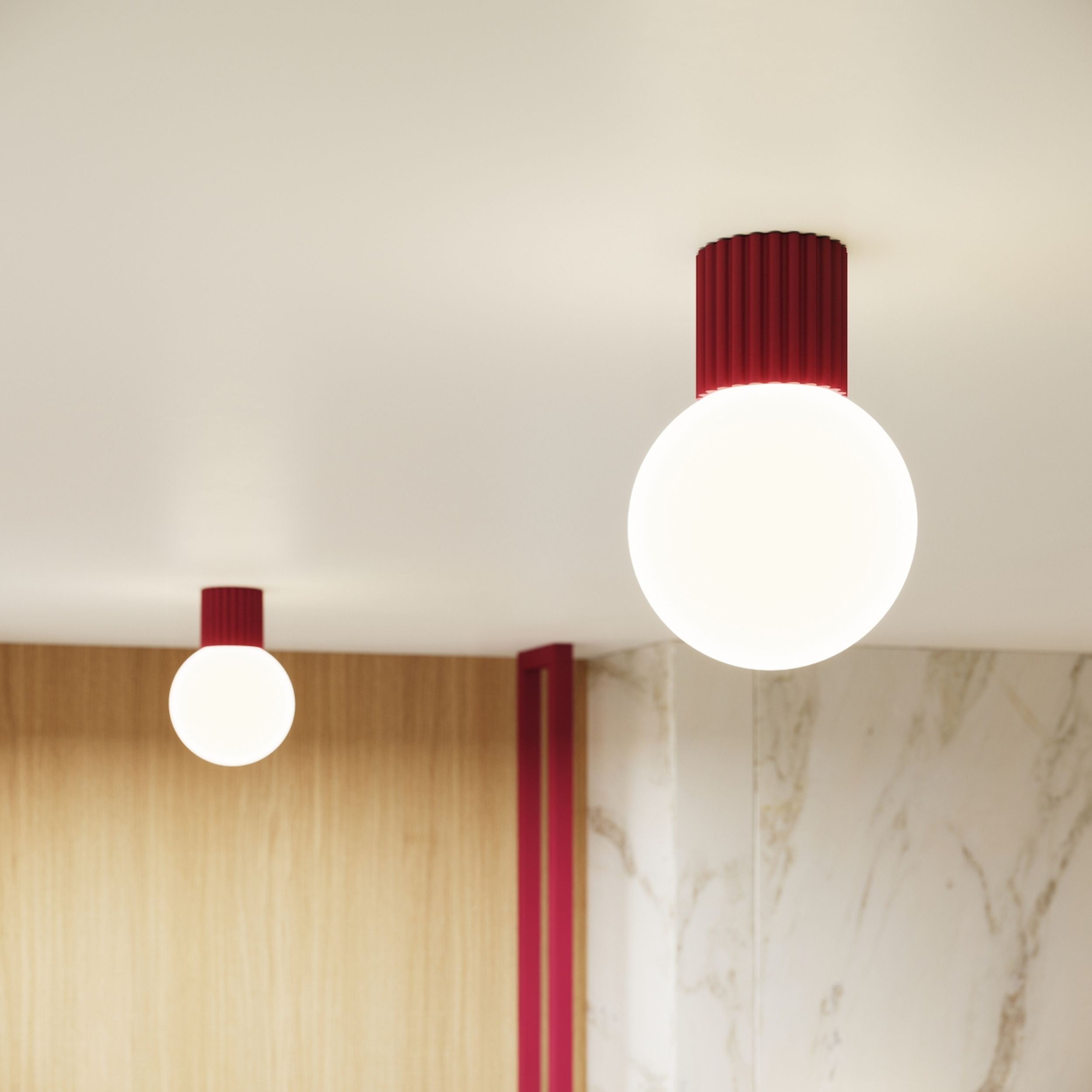 Spot Halo burgund IP44