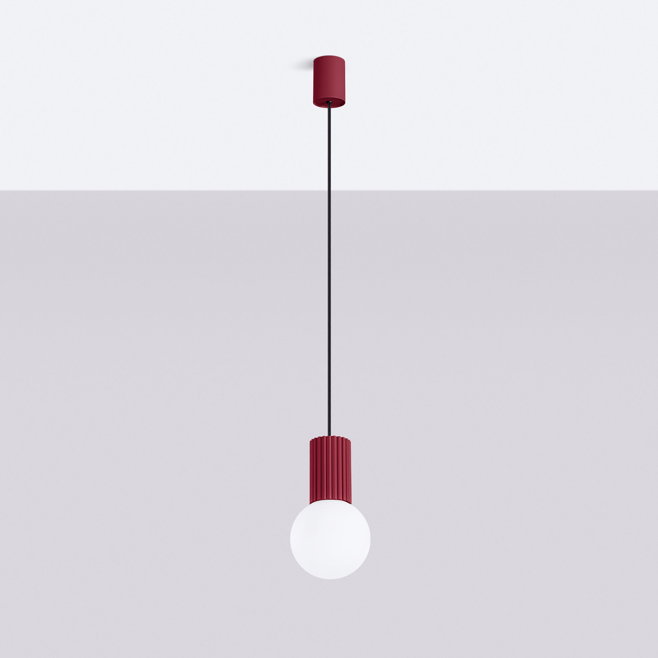 Lampa wisząca Halo 1 burgund