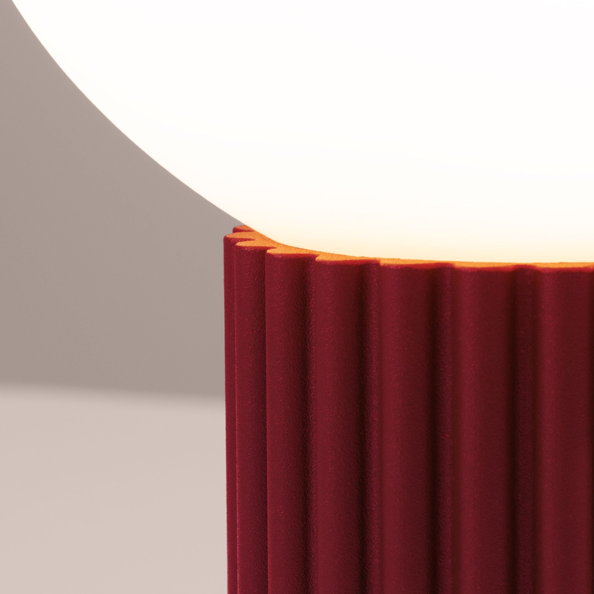 Lampa stołowa Halo burgund