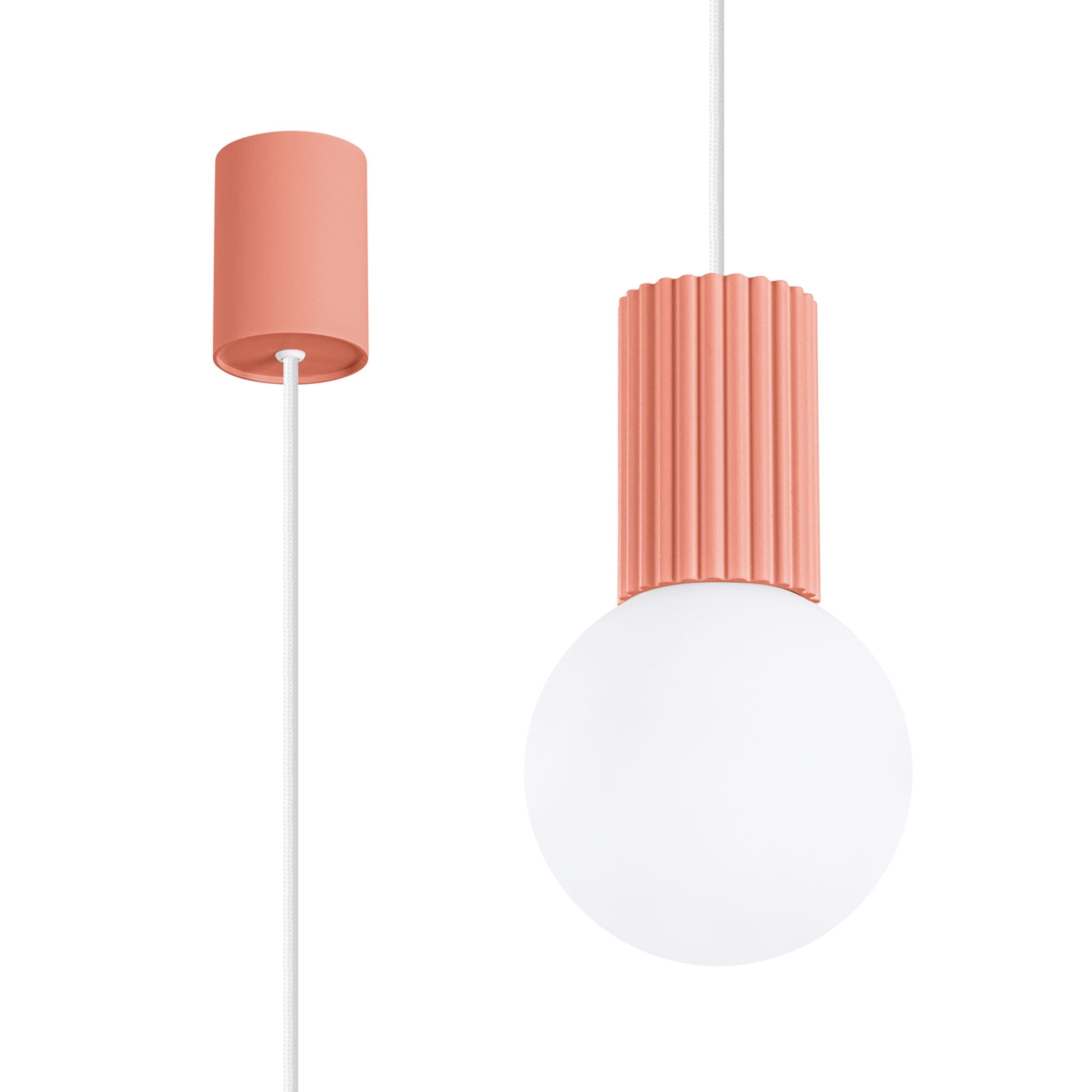 Lampa wisząca Halo 1 brzoskwiniowa