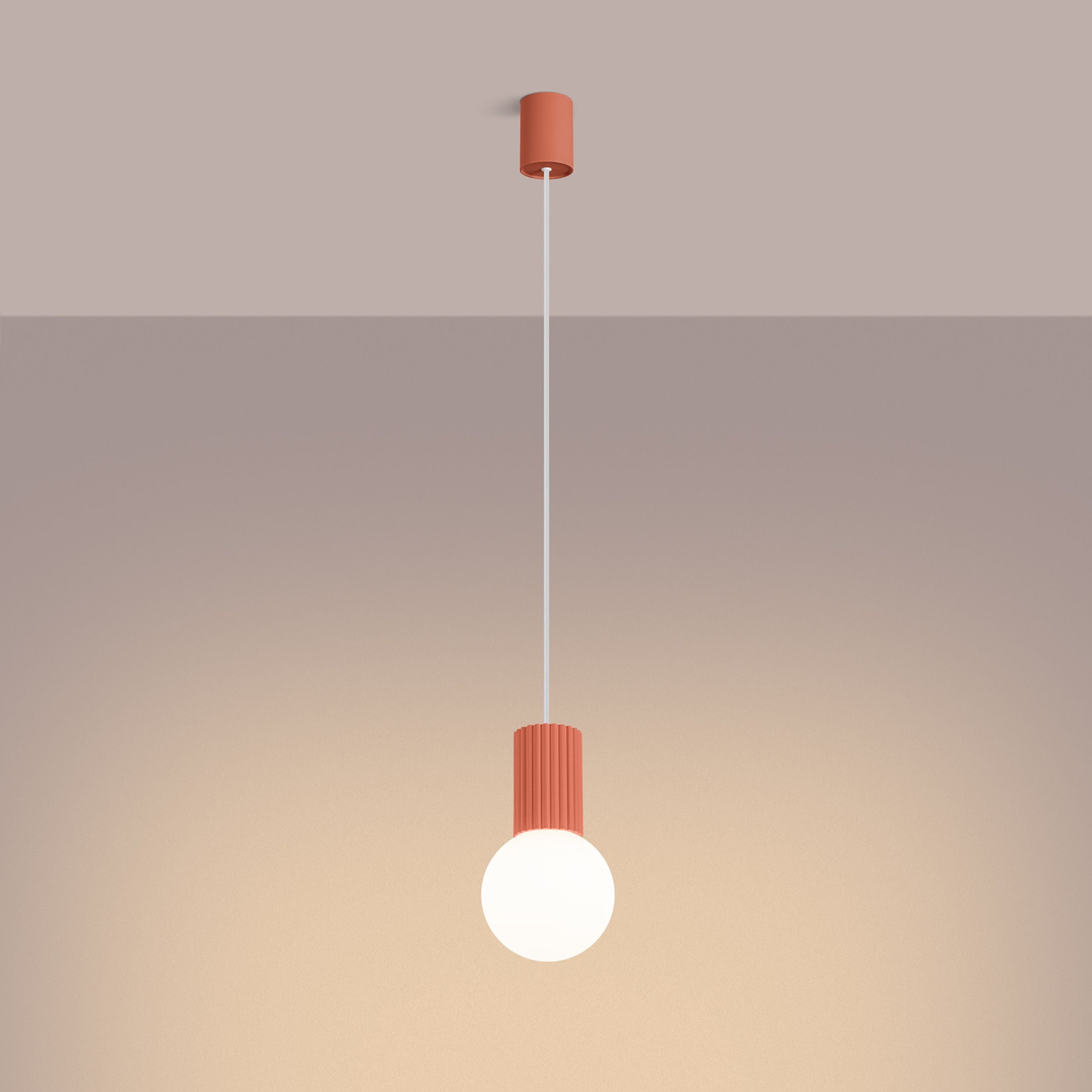 Lampa wisząca Halo 1 brzoskwiniowa
