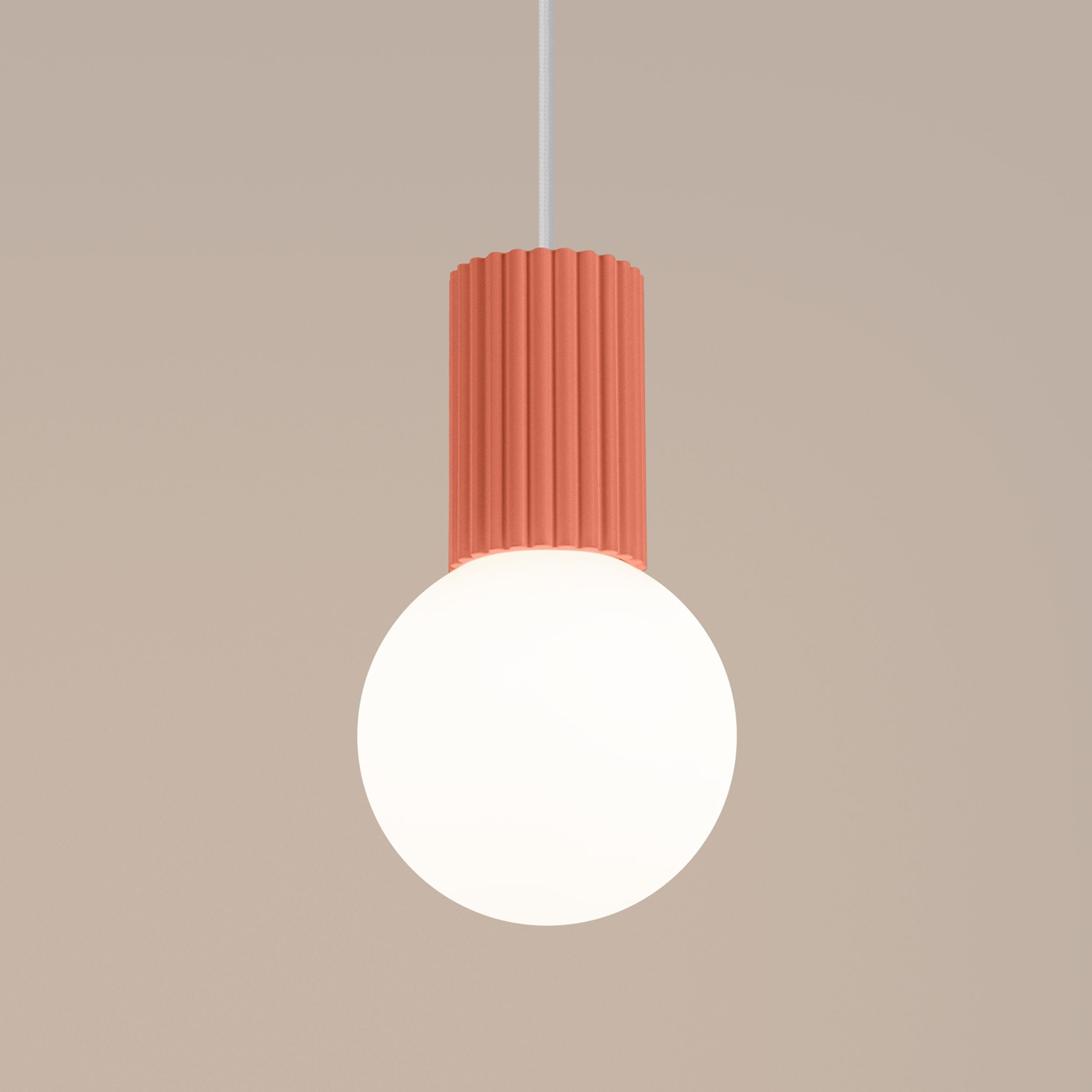 Lampa wisząca Halo 1 brzoskwiniowa