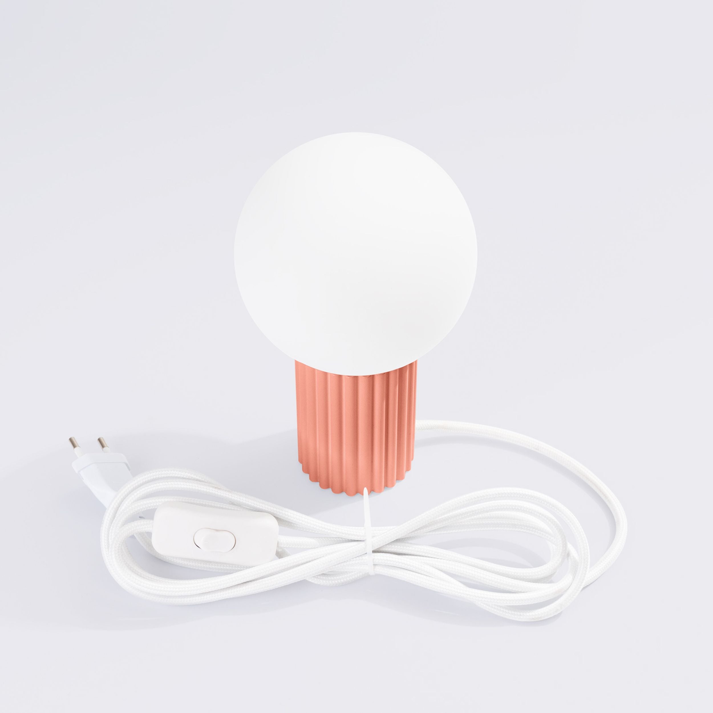 Lampa stołowa Halo brzoskwiniowa