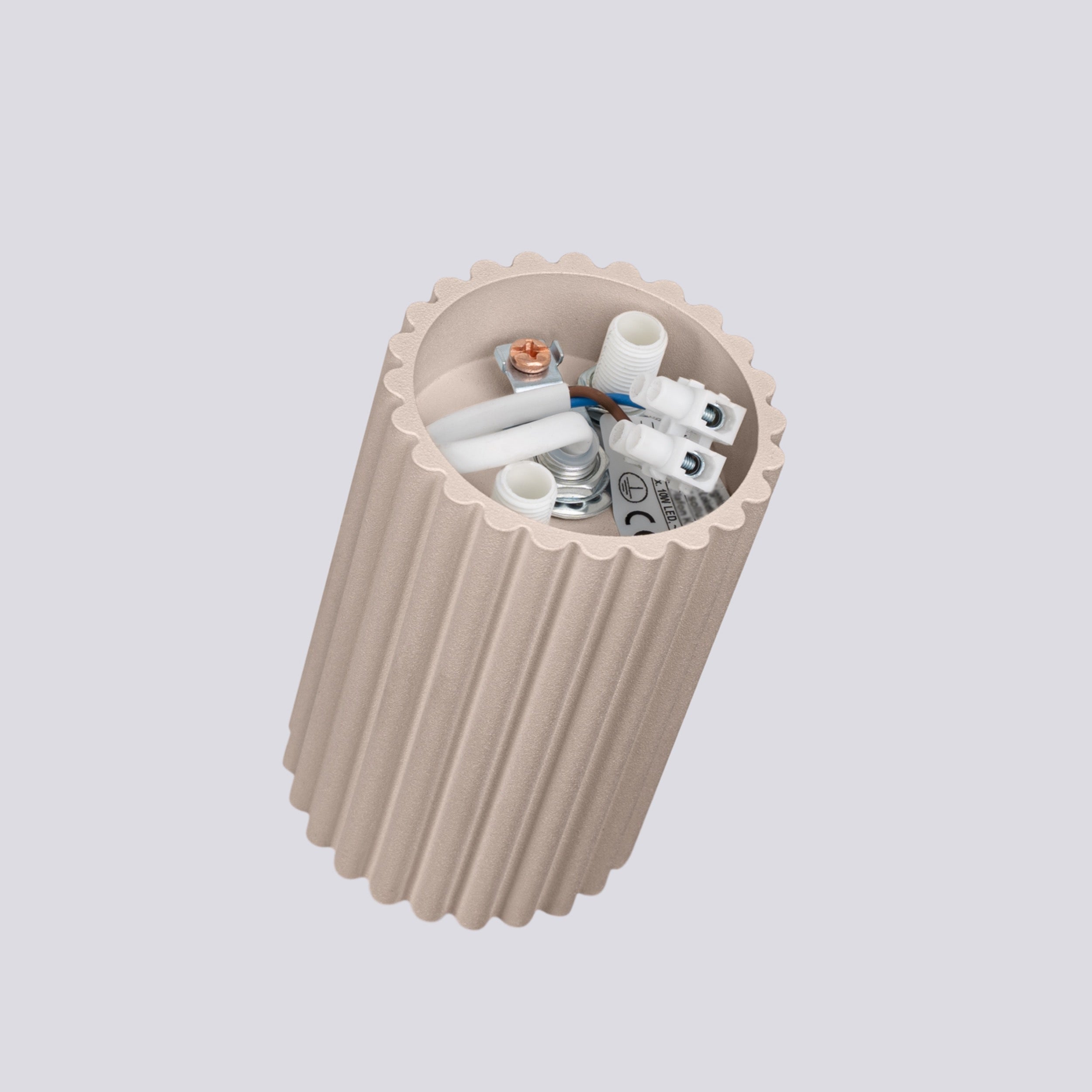 Spot tuba Karbon 10 cm taupe