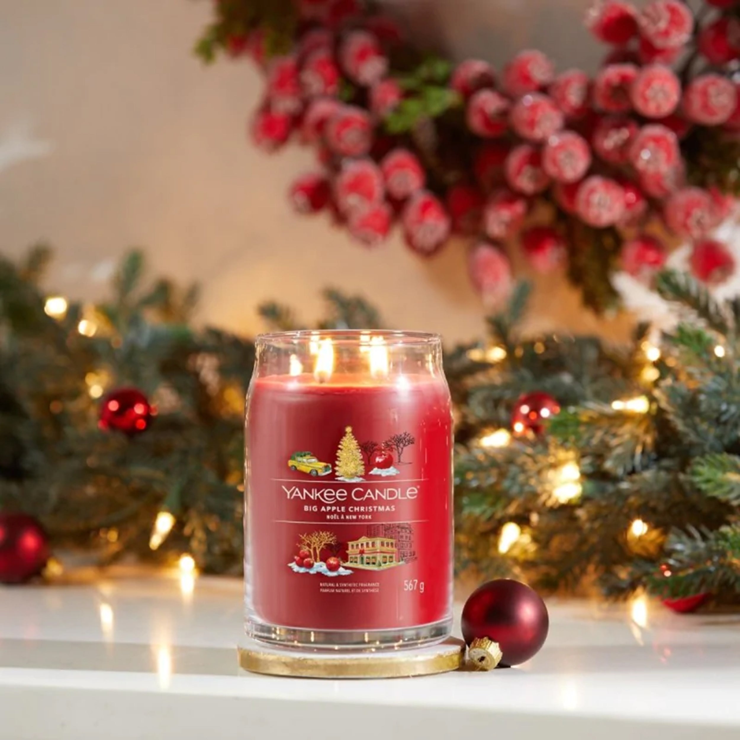 Świeca zapachowa Yankee Candle Big Apple Christmas 567 g