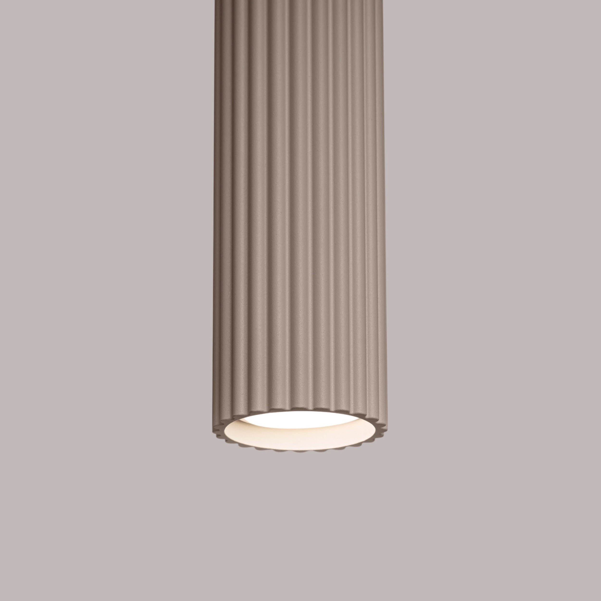 Lampa wisząca Karbon 1 taupe