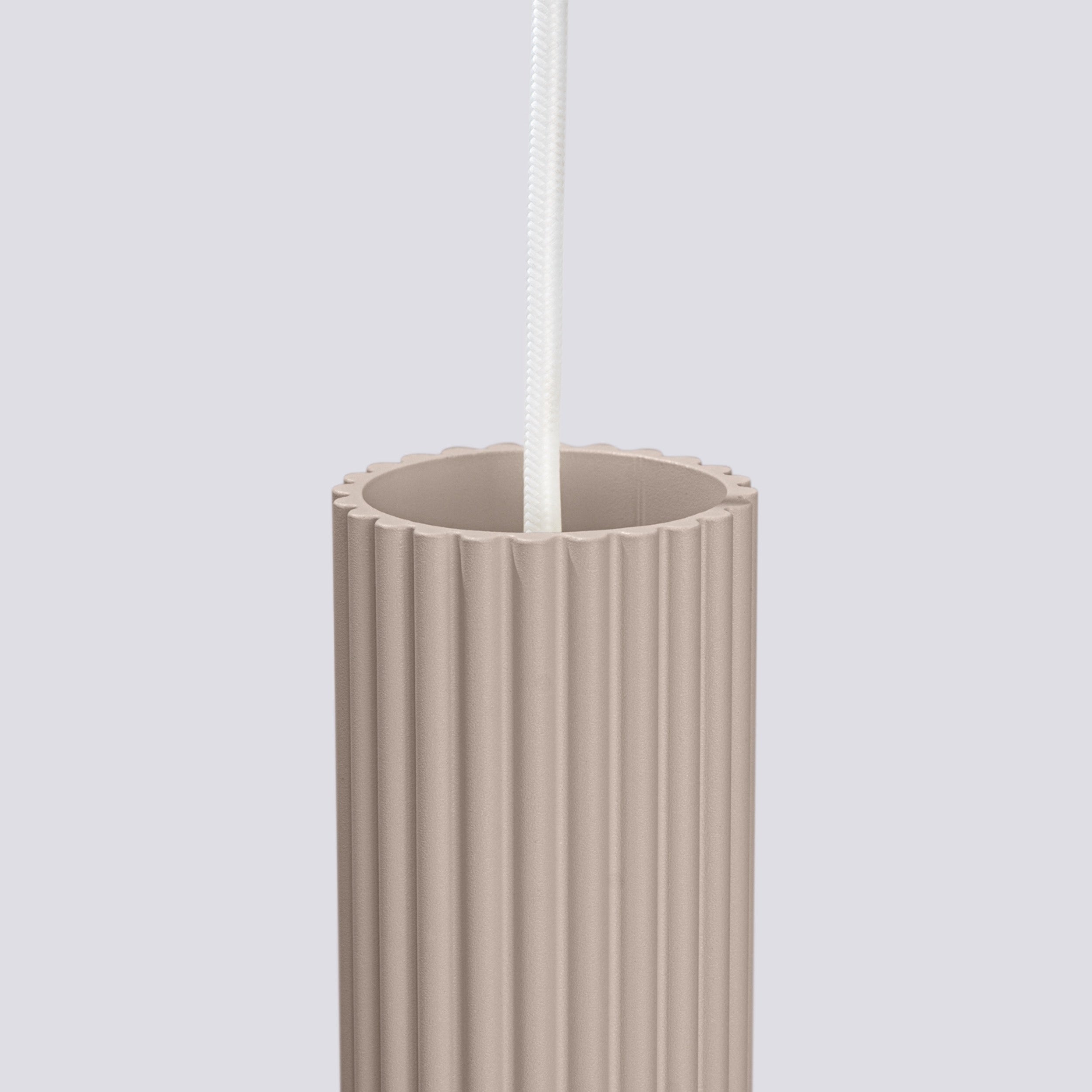 Lampa wisząca Karbon 1 taupe