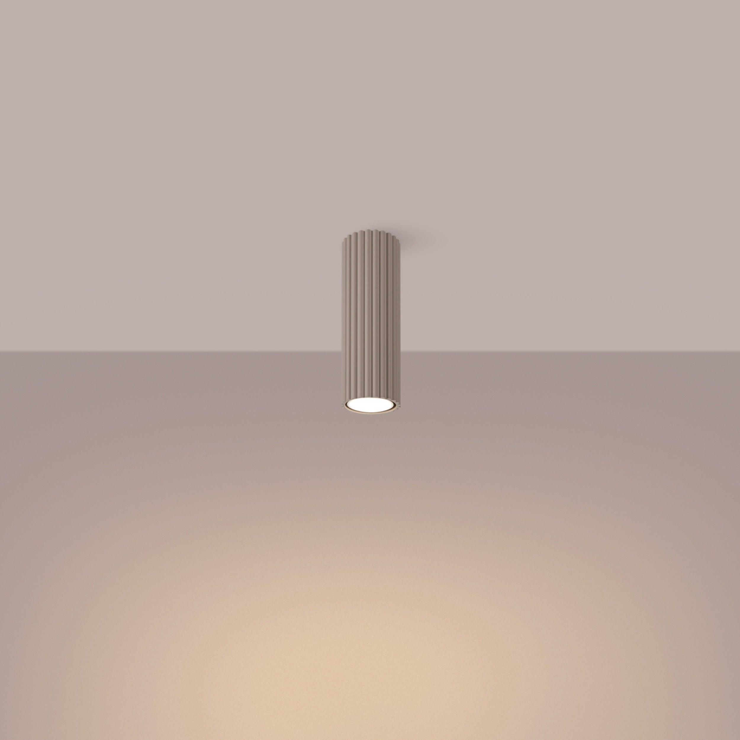 Spot tuba Karbon 20 cm taupe