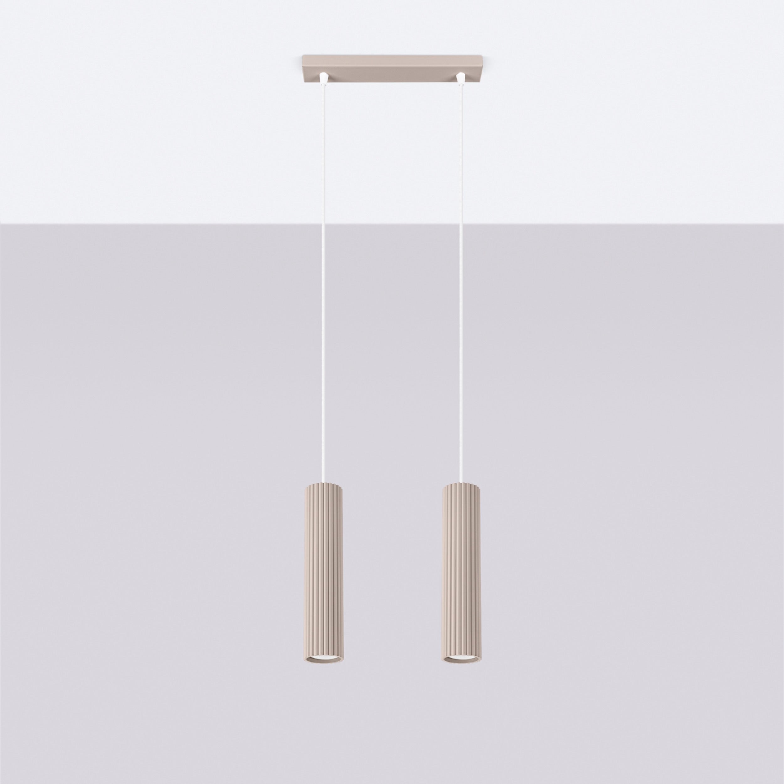Lampa wisząca Karbon 2 taupe