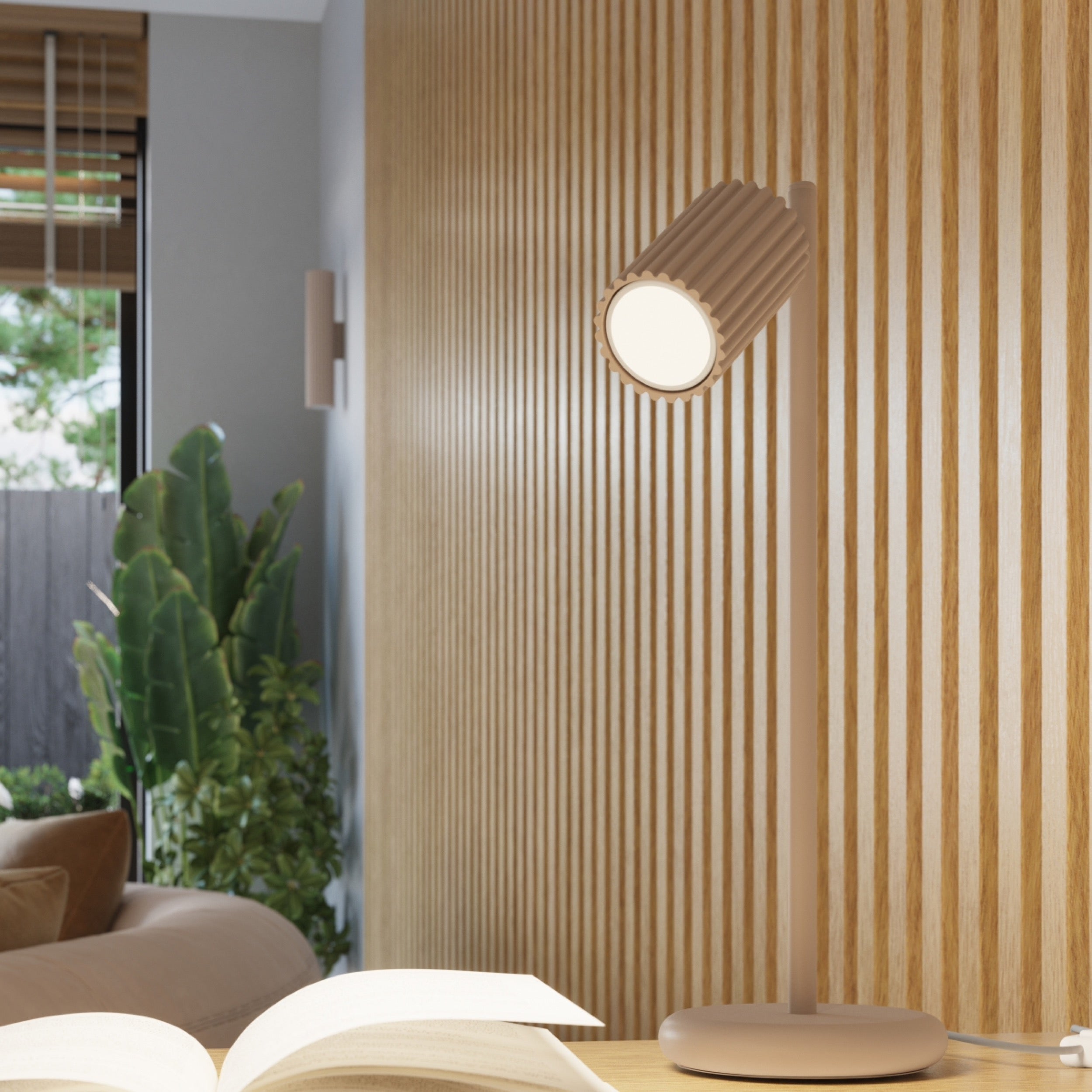 Lampa wisząca Karbon 3L taupe