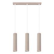 Lampa wisząca Karbon 3L taupe