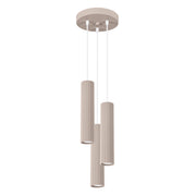 Lampa wisząca Karbon 3P taupe