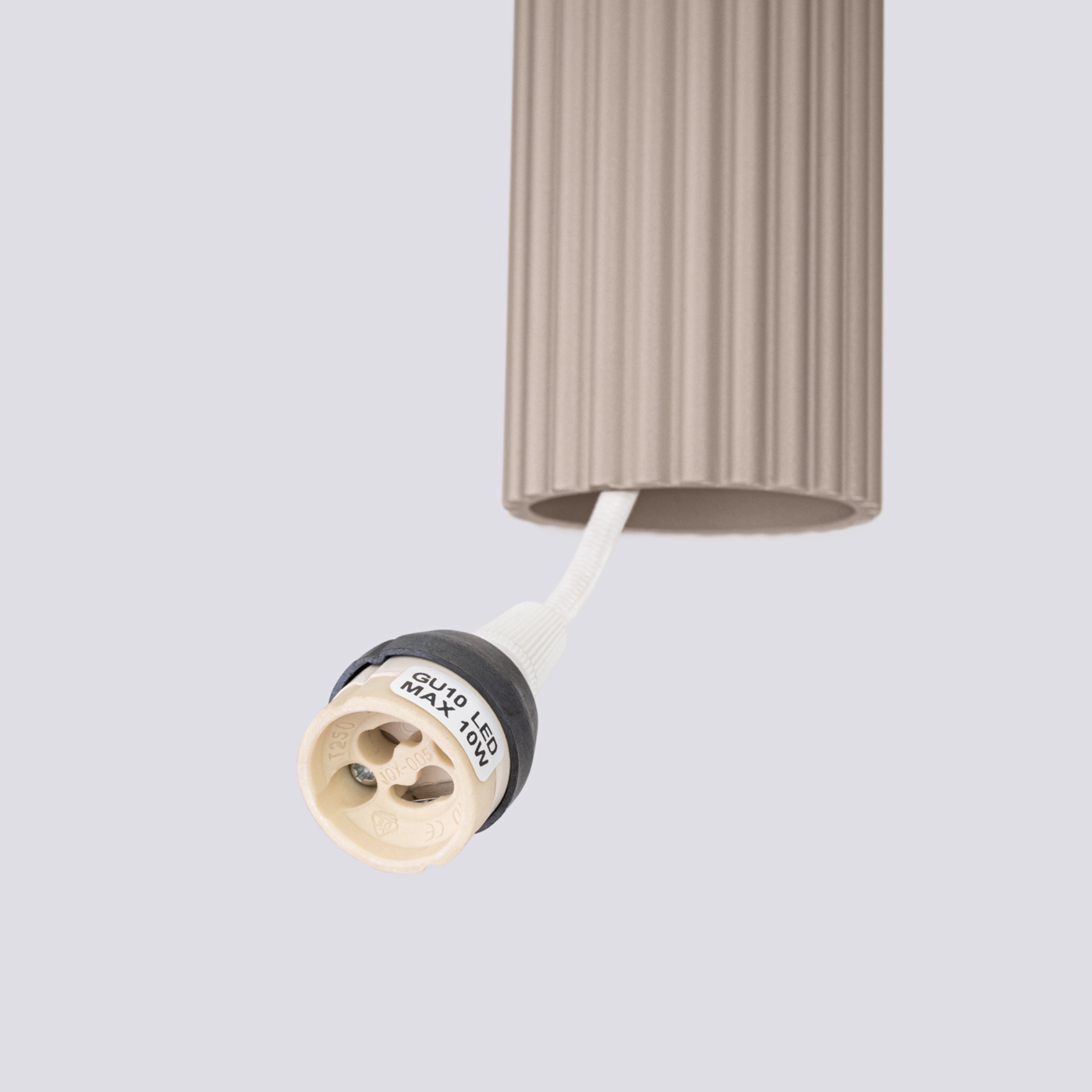 Lampa wisząca Karbon 3P taupe