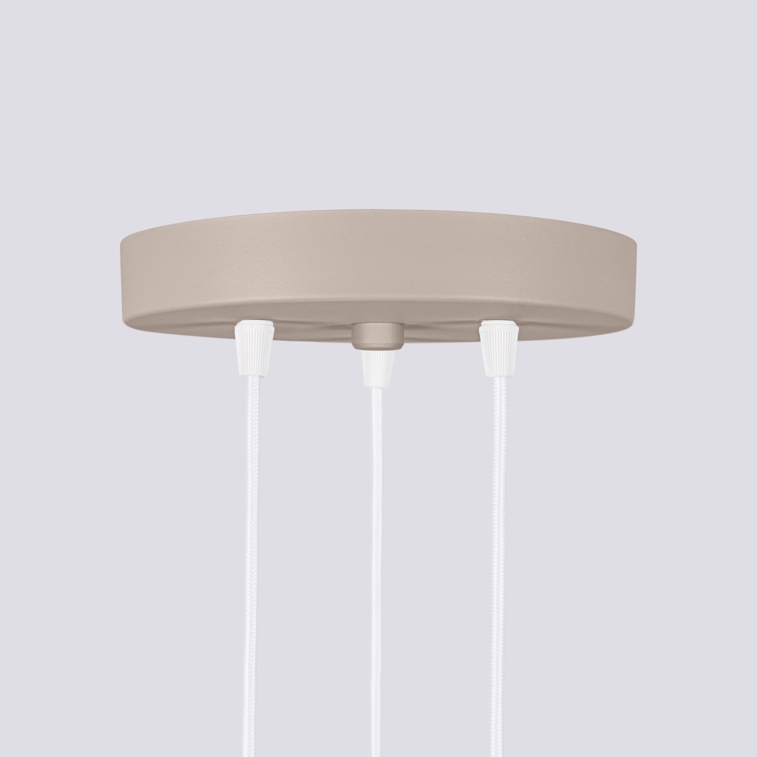 Lampa wisząca Karbon 3P taupe