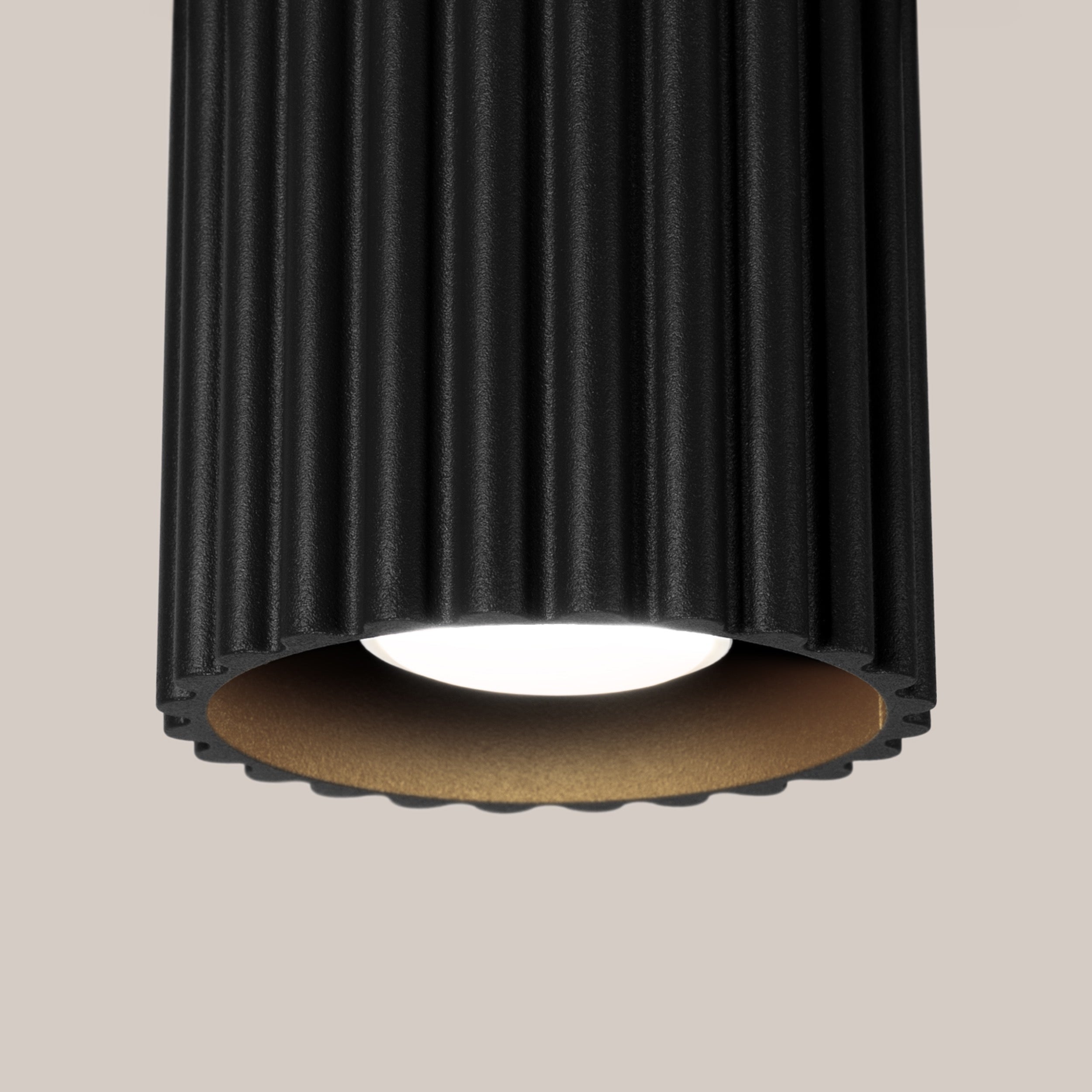 Spot tuba Aura 1 czarny GU10