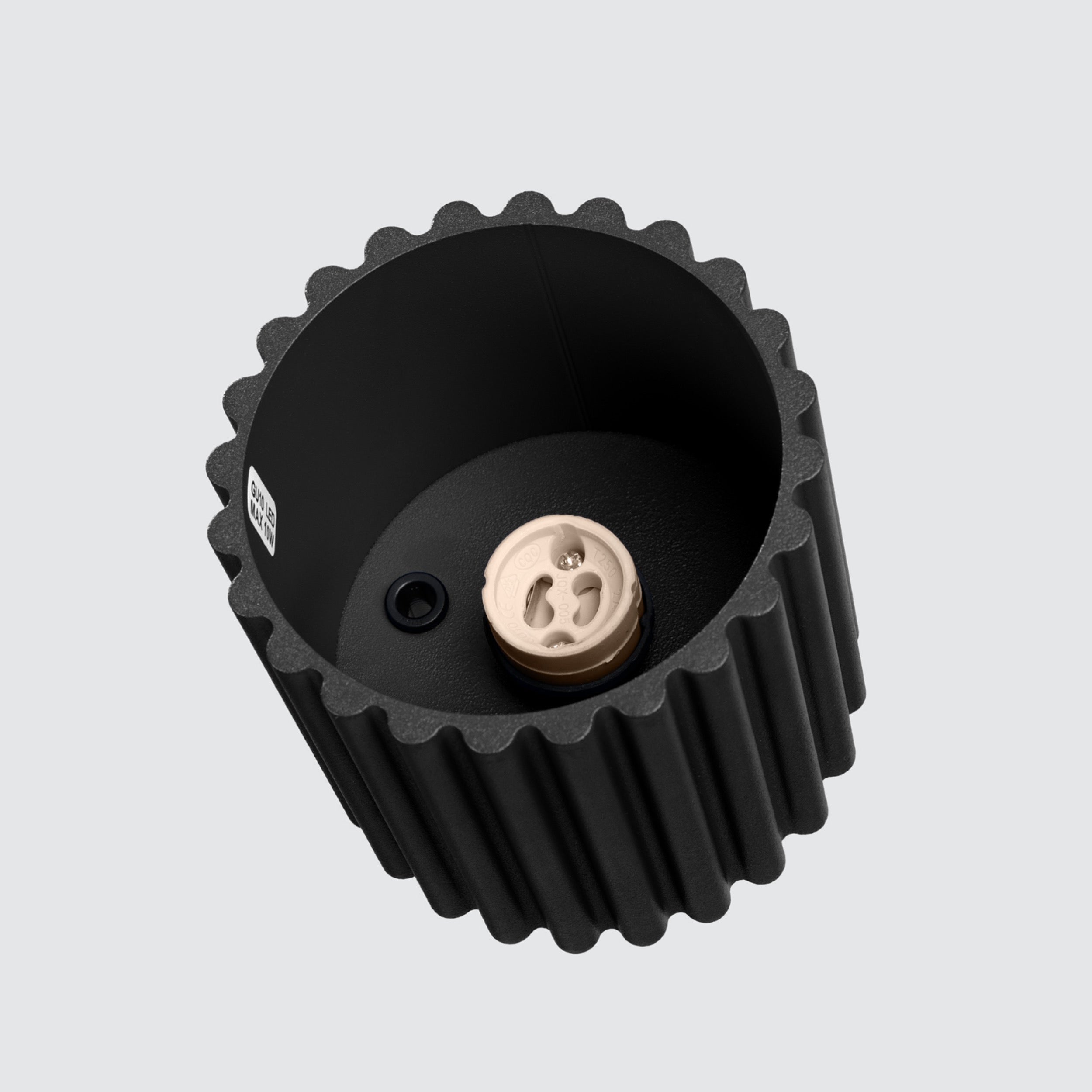 Spot tuba Aura 1 czarny GU10