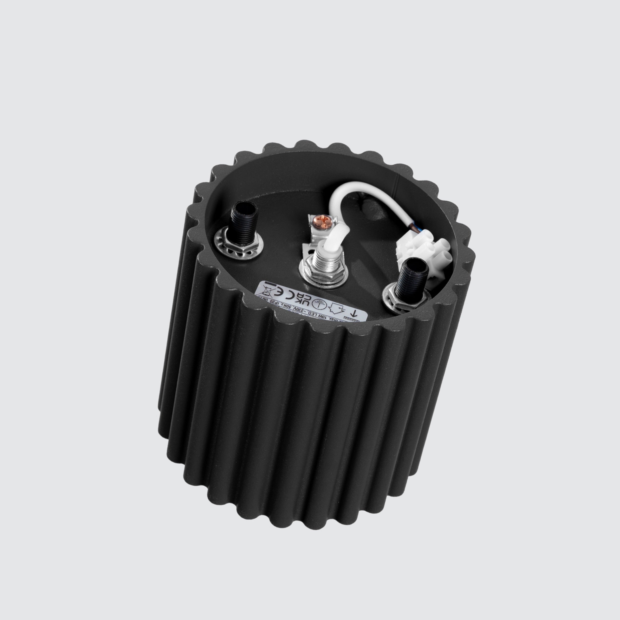 Spot tuba Aura 1 czarny GU10