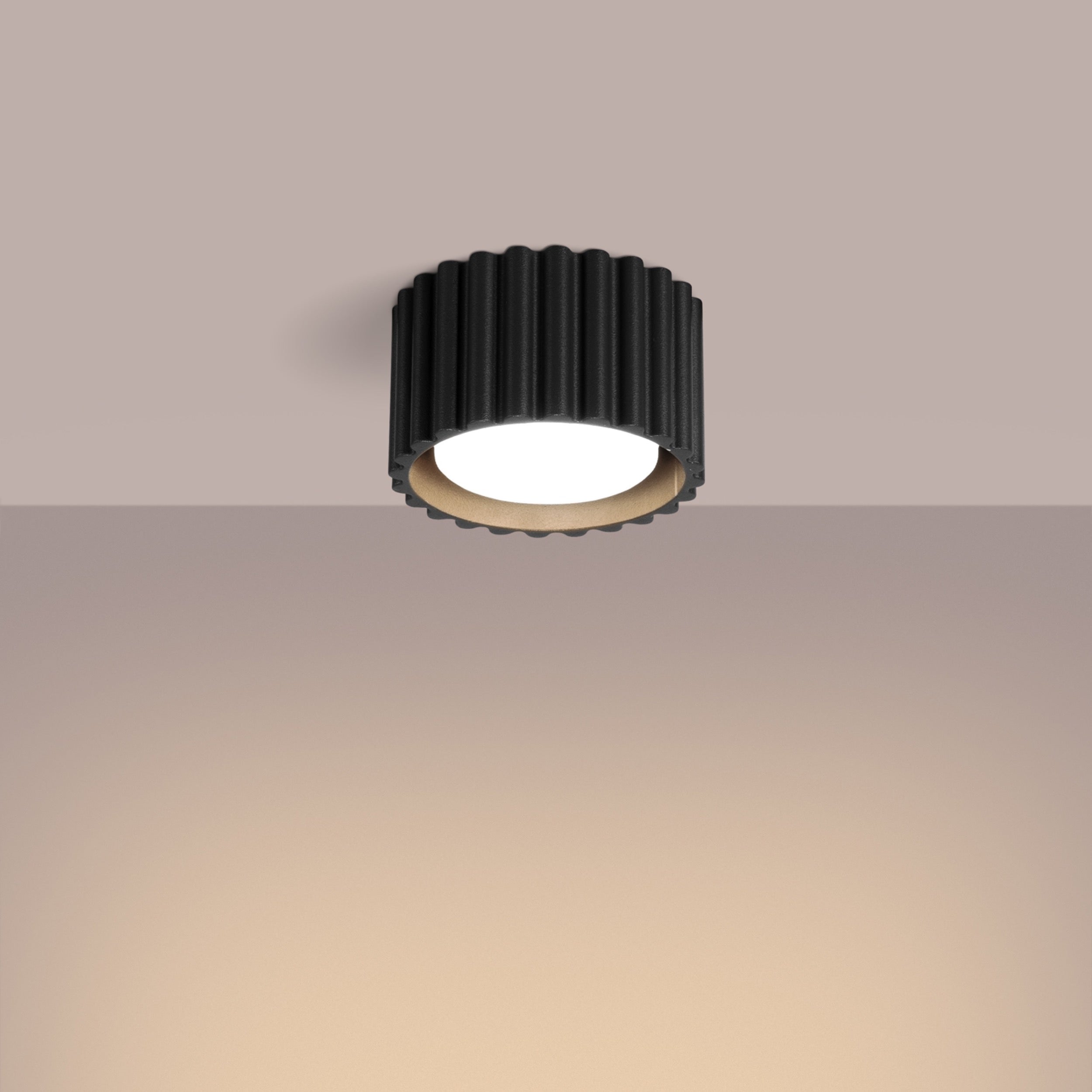 Spot tuba Aura 1 czarny Gx53