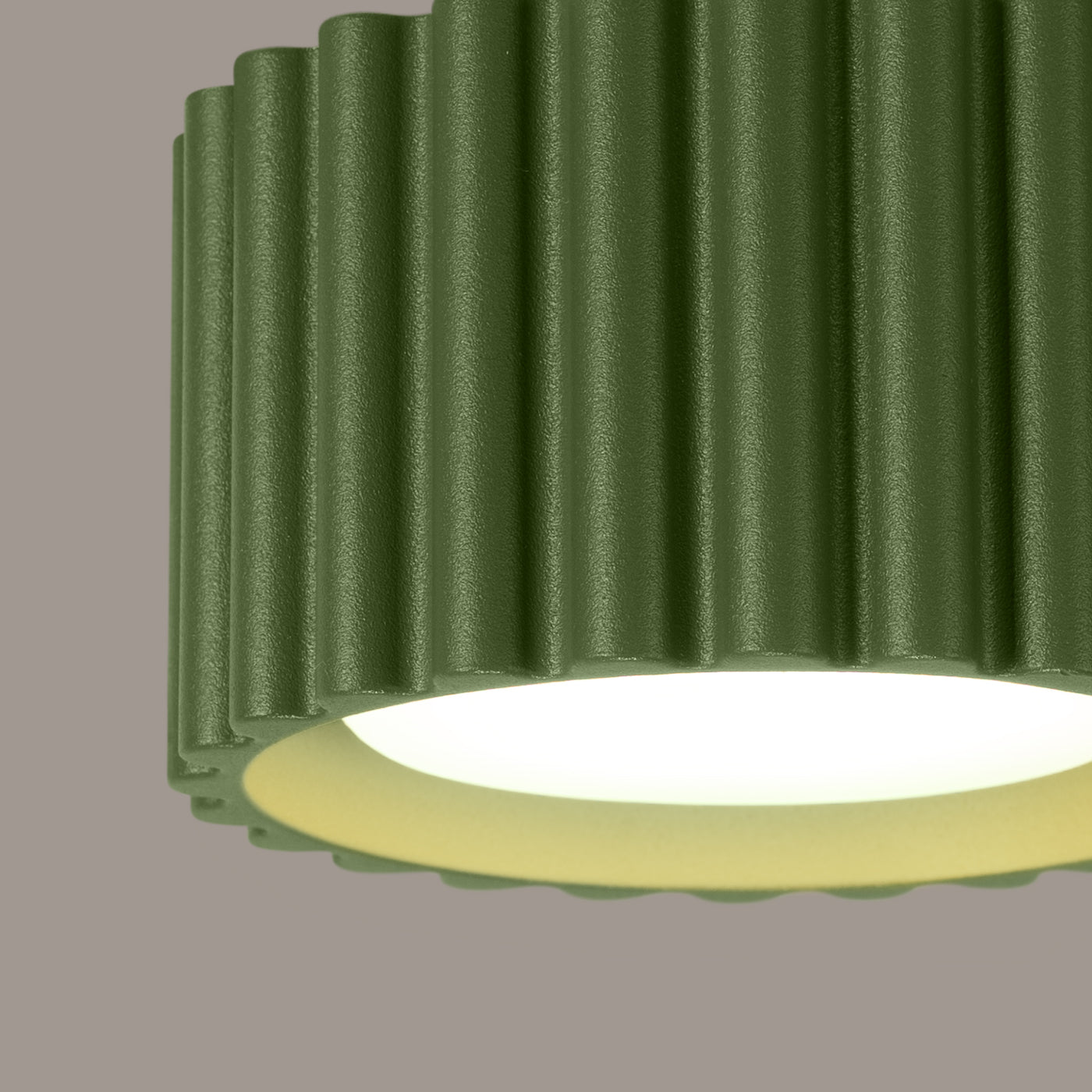 Spot tuba Aura 1 zielony oliwkowy Gx53