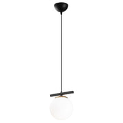 Lampa wisząca Illurked 124 cm czarno-miedziana