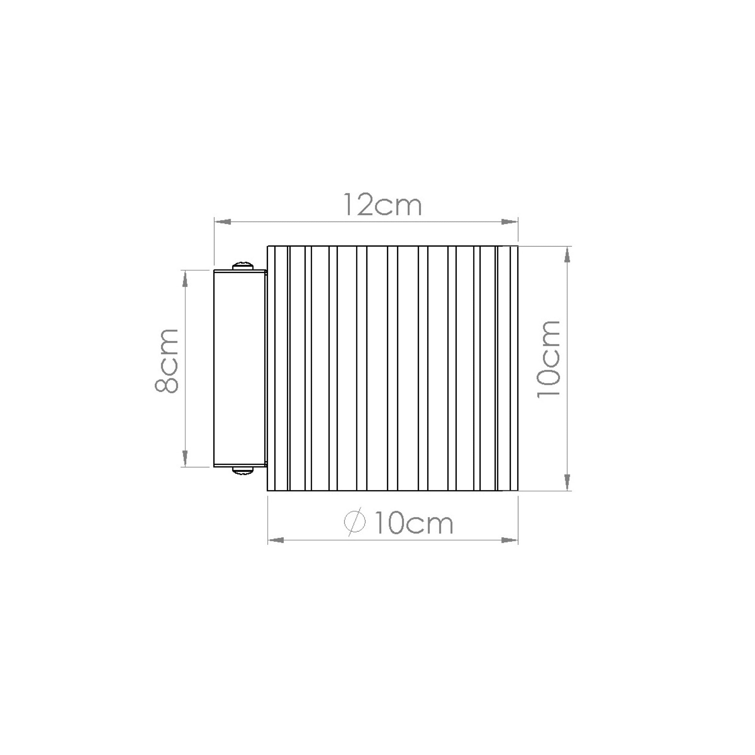 Kinkiet Aura ochra czerwona G9