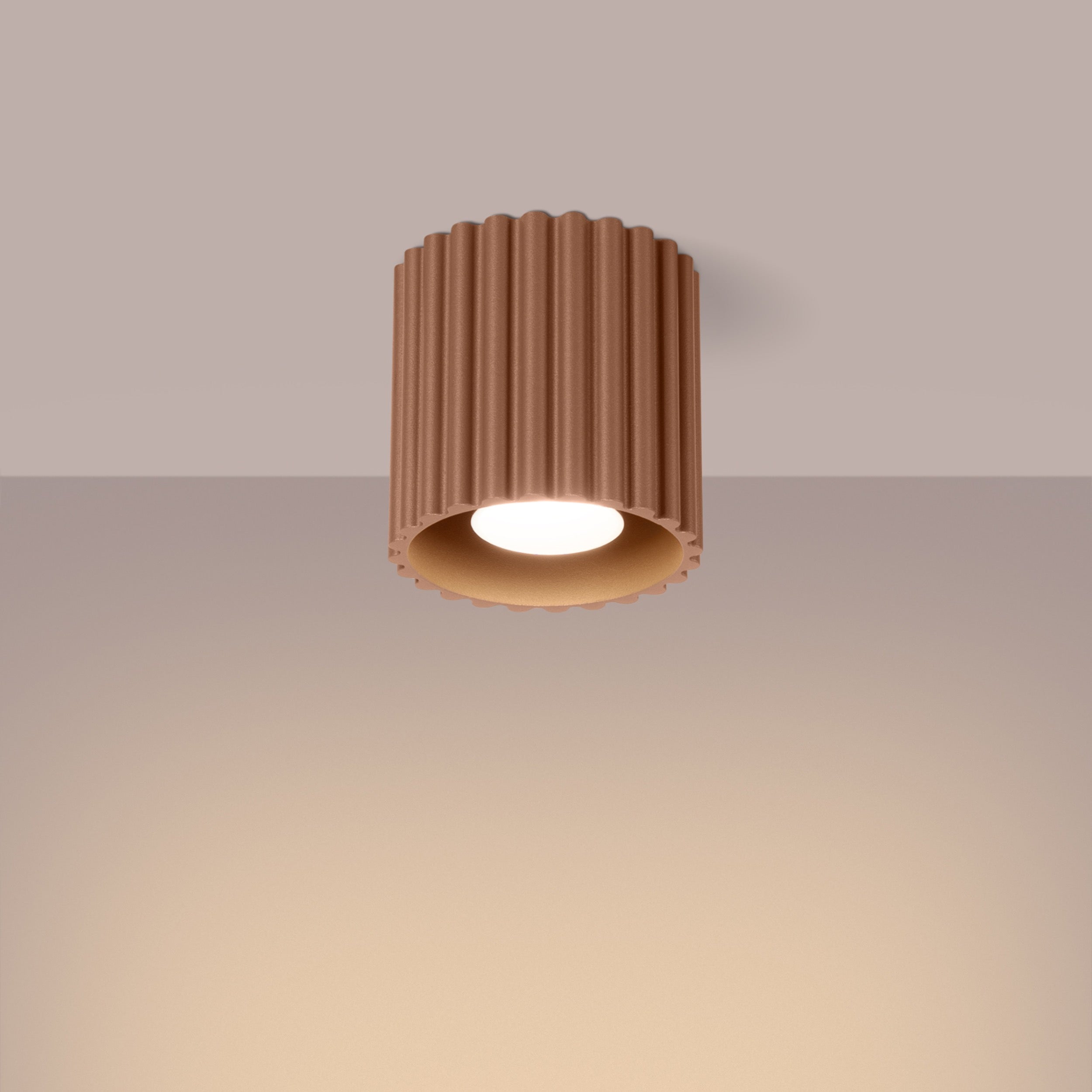 Spot tuba Aura 1 mocca GU10