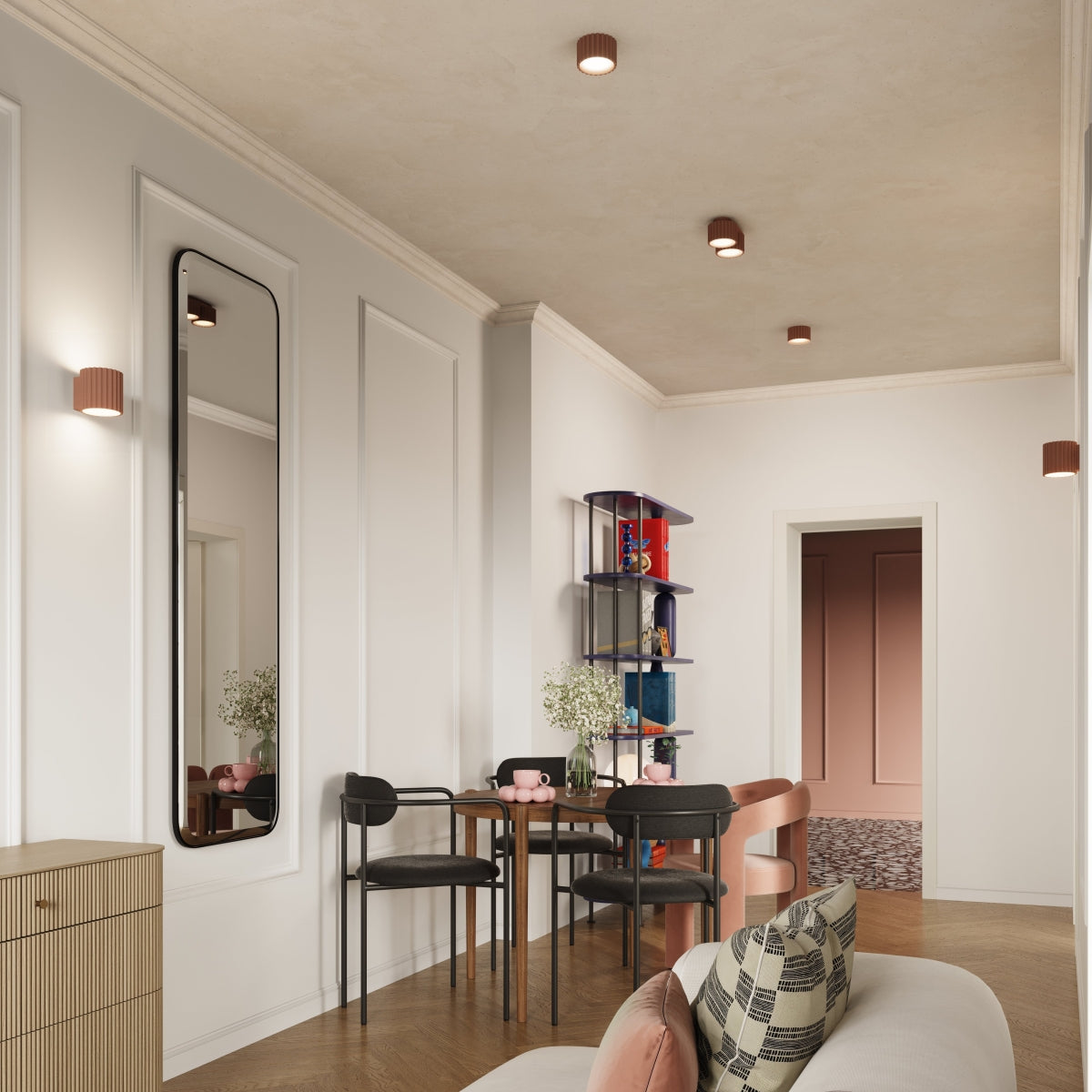 Spot Aura 2 mocca Gx53