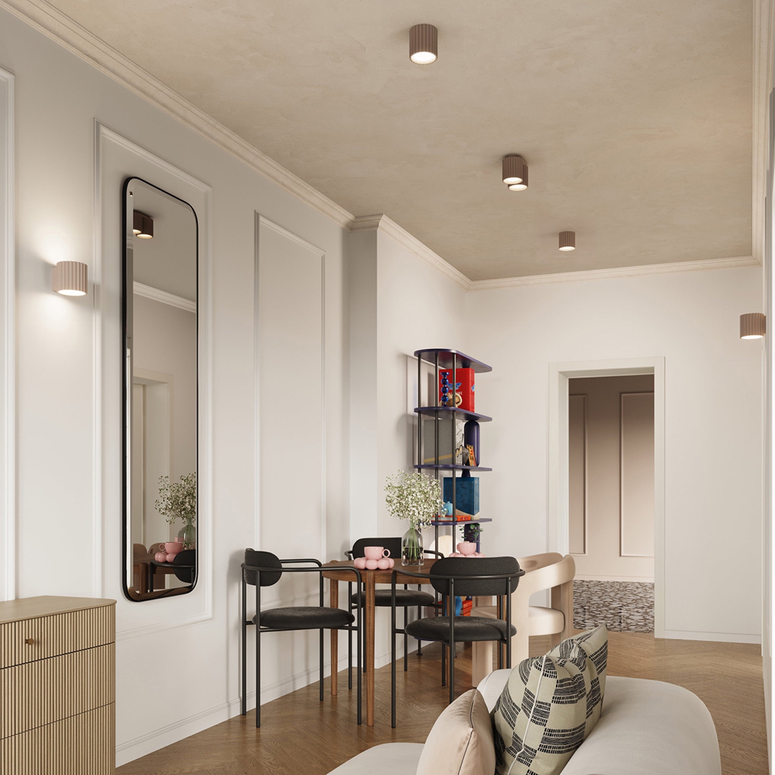 Spot tuba Aura 1 taupe GU10
